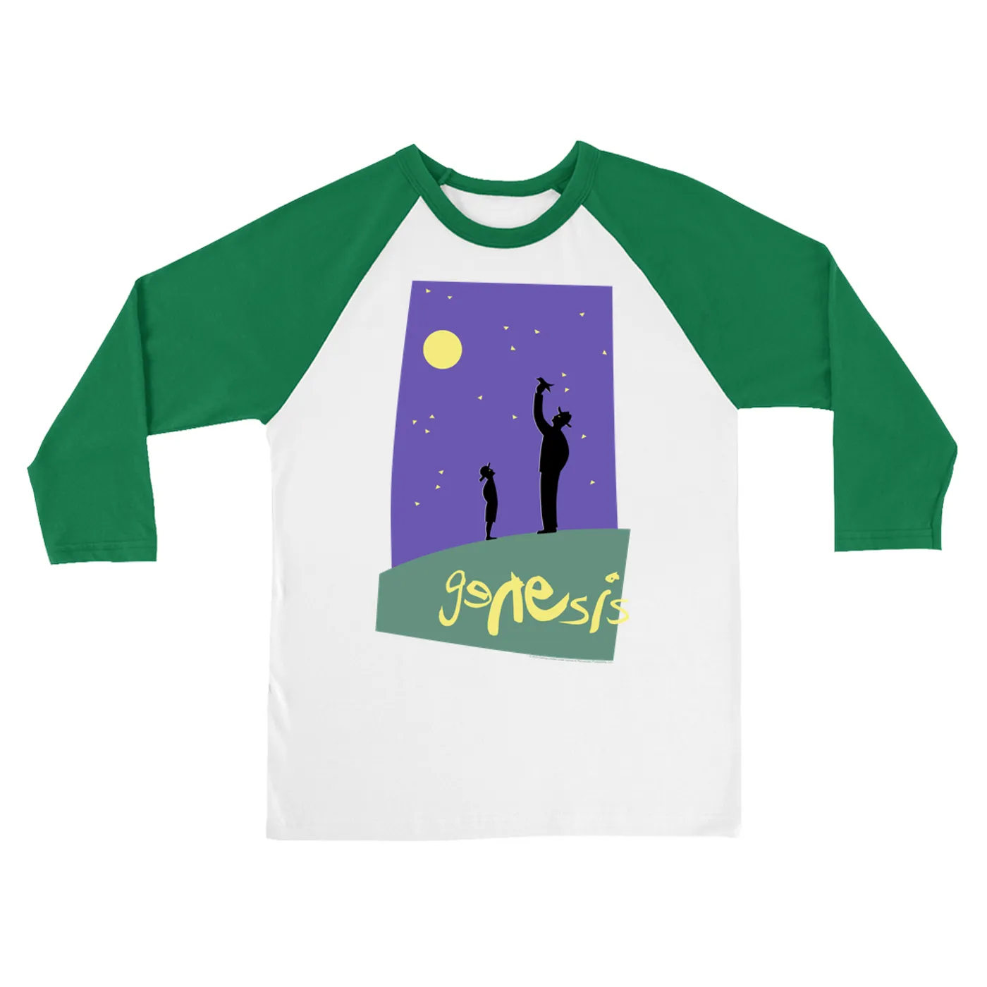 Genesis 3/4 Sleeve Baseball Tee | 1992 We Can't Dance Tour Live Genesis Shirt