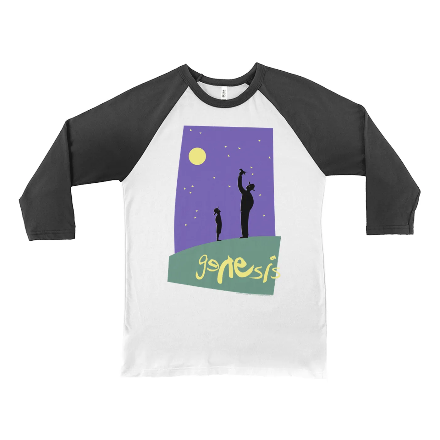 Genesis 3/4 Sleeve Baseball Tee | 1992 We Can't Dance Tour Live Genesis Shirt