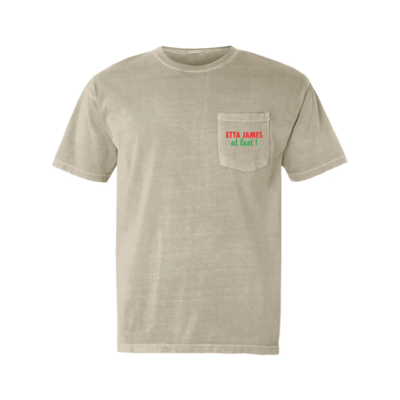 Etta James T-Shirt | At Last Album Logo Etta James Pocket T-shirt