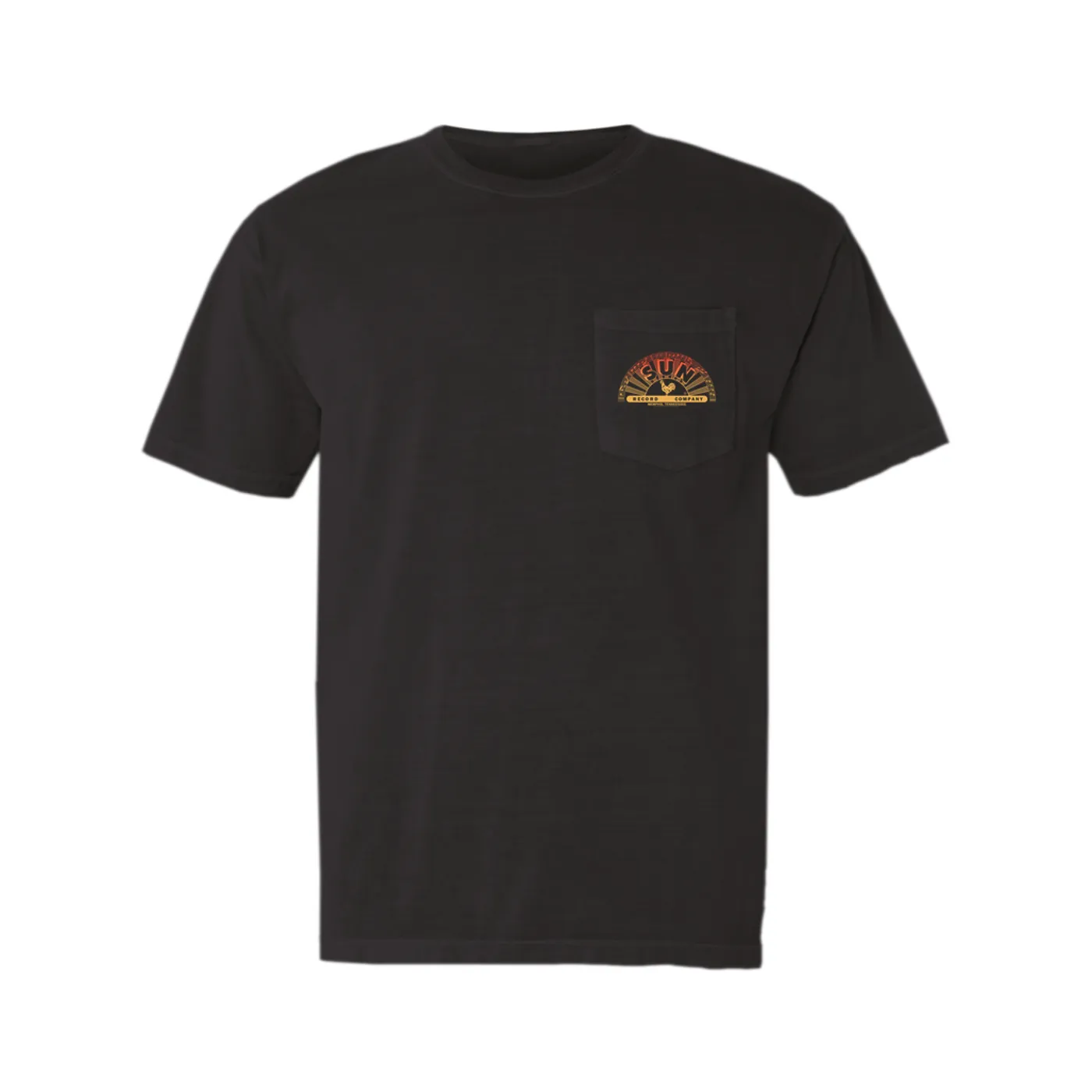 Sun Records T-Shirt | Red Ombre Logo Sun Records Pocket T-shirt