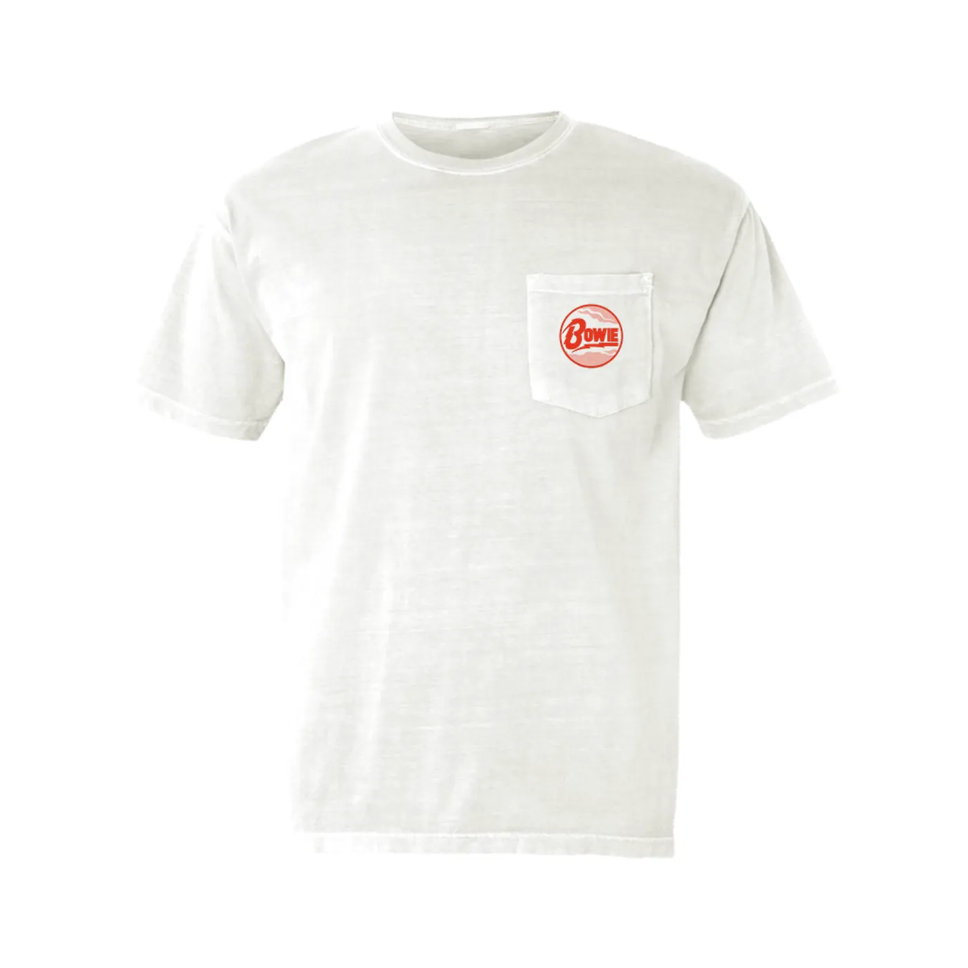 David Bowie T-Shirt | Retro Diamond Dogs Logo David Bowie Pocket T-shirt