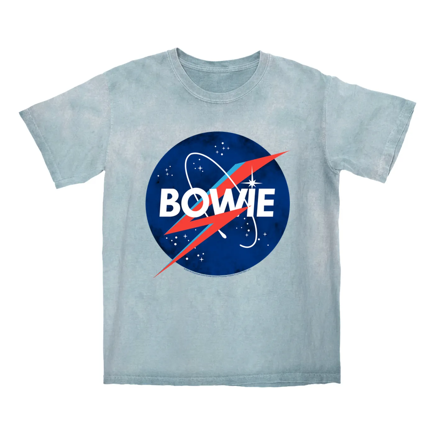 David Bowie T-shirt | Bowie NASA Inspiration (Merchbar Exclusive) David Bowie Color Blast Shirt