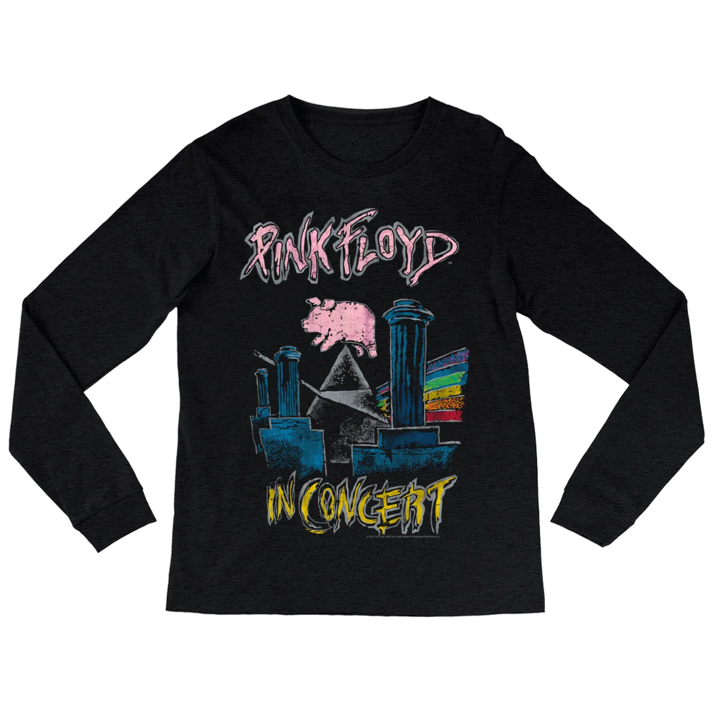 Pink Floyd Long Sleeve Shirt | In Concert Animals Pink Floyd Shirt