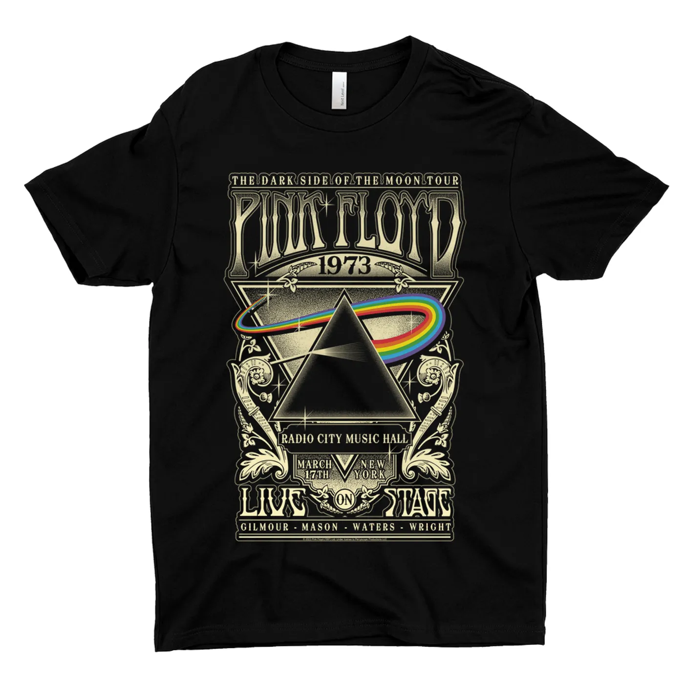 Pink Floyd T-Shirt | Live On Stage At Carnegie Hall Pink Floyd Shirt