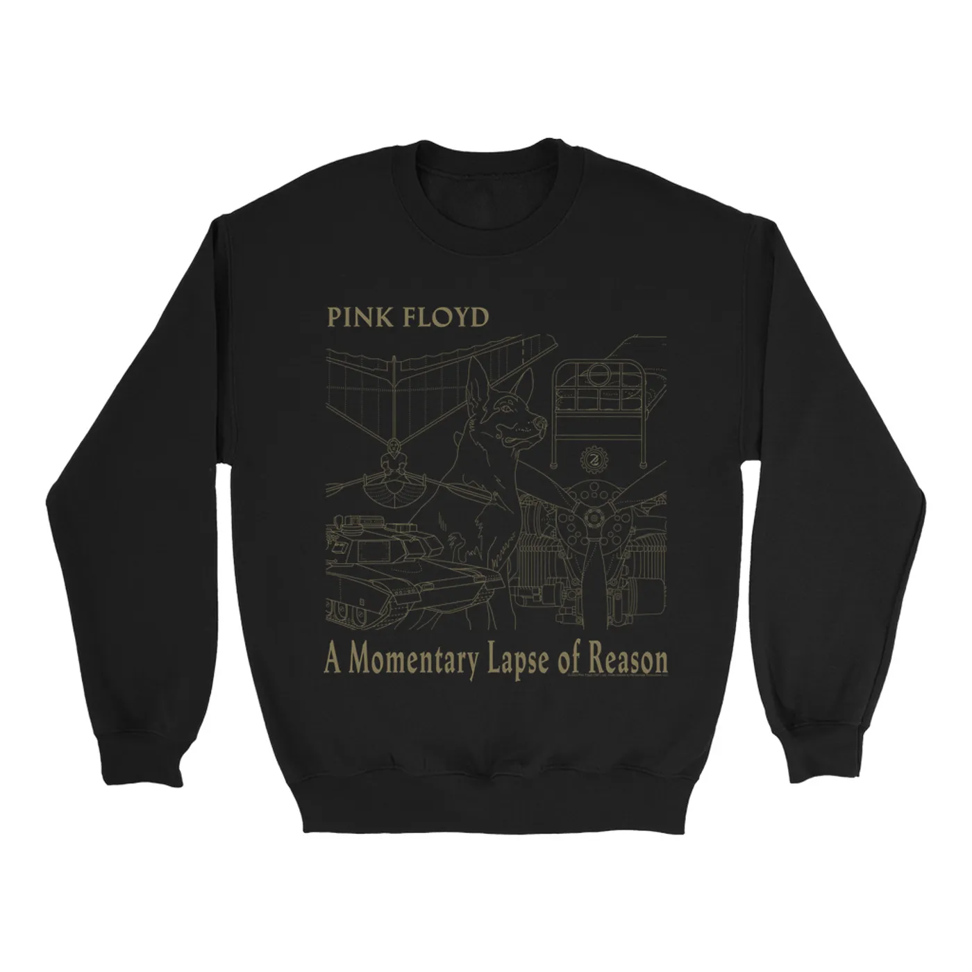 Pink Floyd Sweatshirt | A Momentary Lapse of Reason Schematic Pink Floyd Sweatshirt