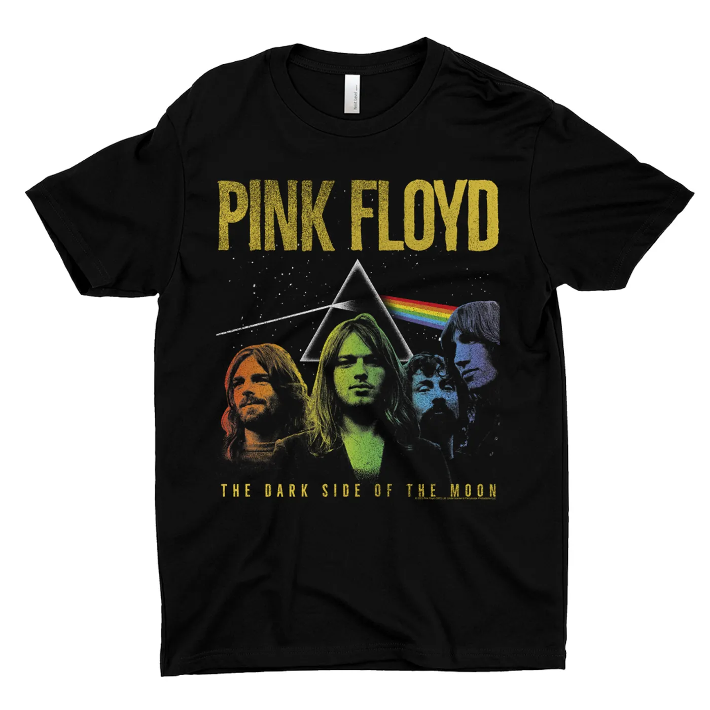 Pink Floyd T-Shirt | Band Photo Ombre Prism Image Pink Floyd Shirt
