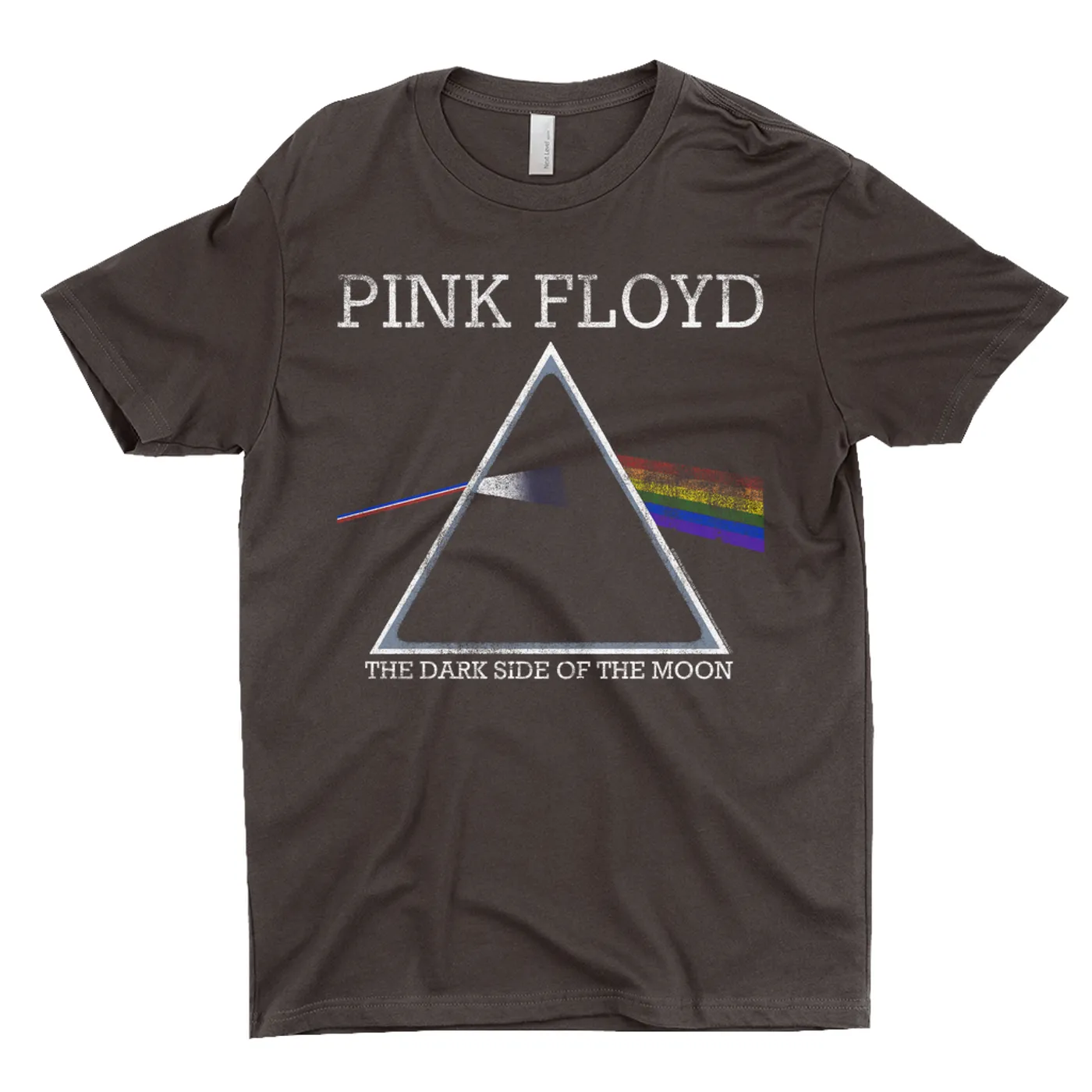 Pink Floyd T-Shirt | Classic The Dark Side Of The Moon Logo Distressed Pink Floyd Shirt