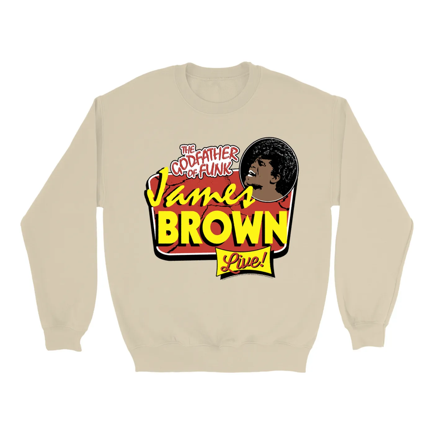 James Brown Sweatshirt | Godfather Of Funk, LIVE! James Brown Sweatshirt