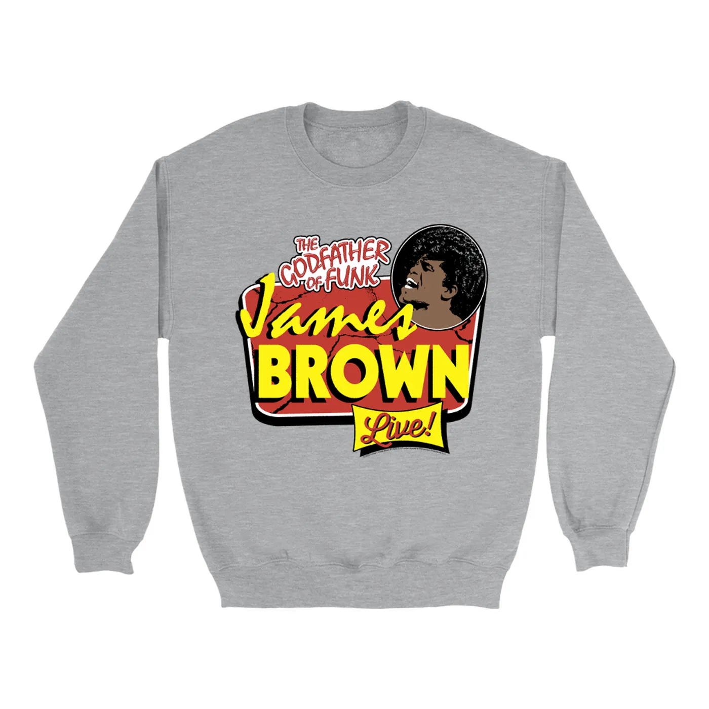 James Brown Sweatshirt | Godfather Of Funk, LIVE! James Brown Sweatshirt