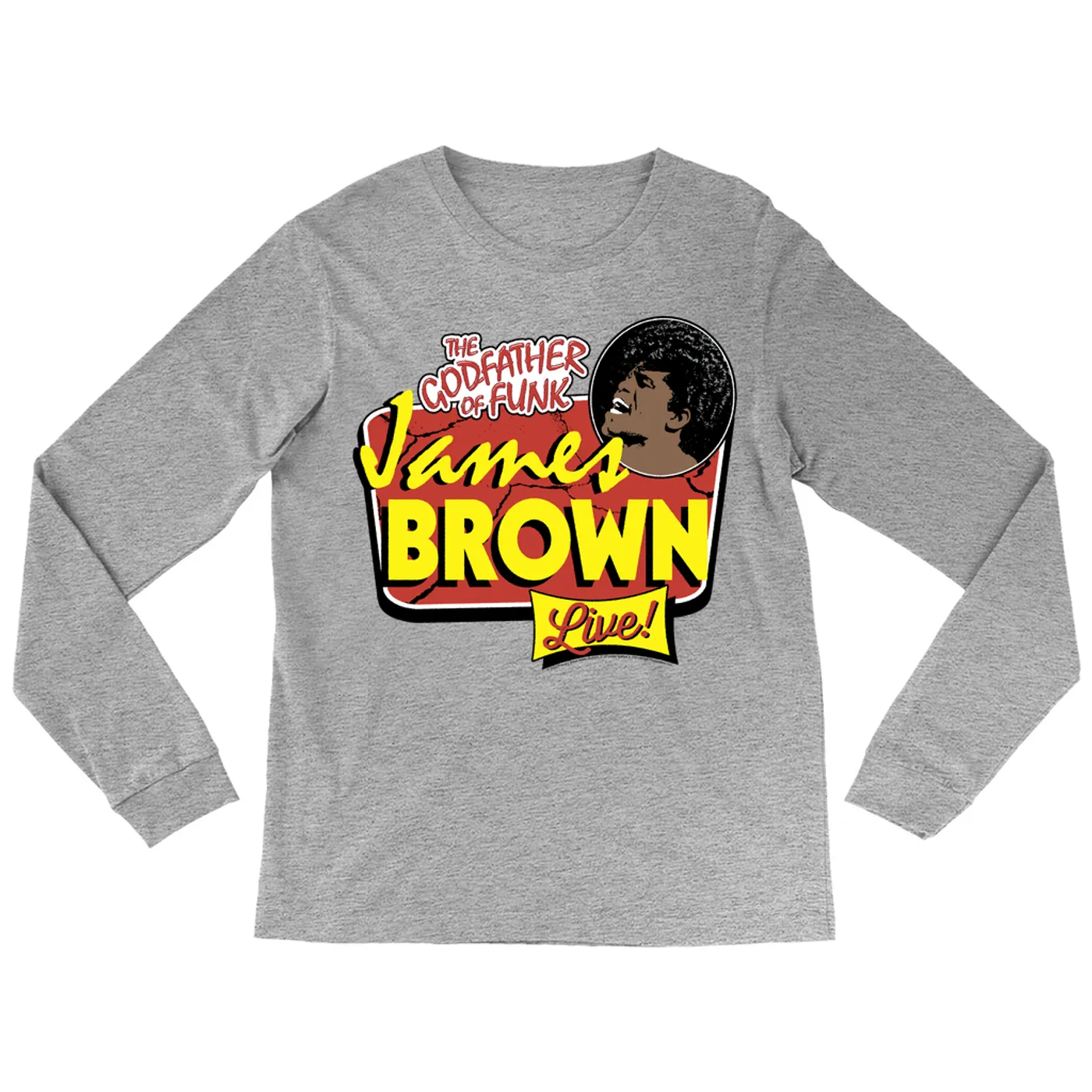 James Brown Long Sleeve Shirt | Godfather Of Funk, LIVE! James Brown Shirt