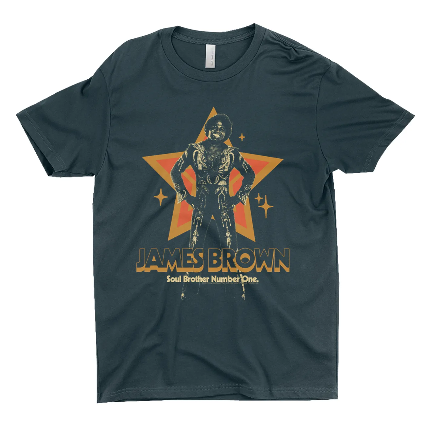 James Brown T-Shirt | Soul Brother Number One Star James Brown Shirt