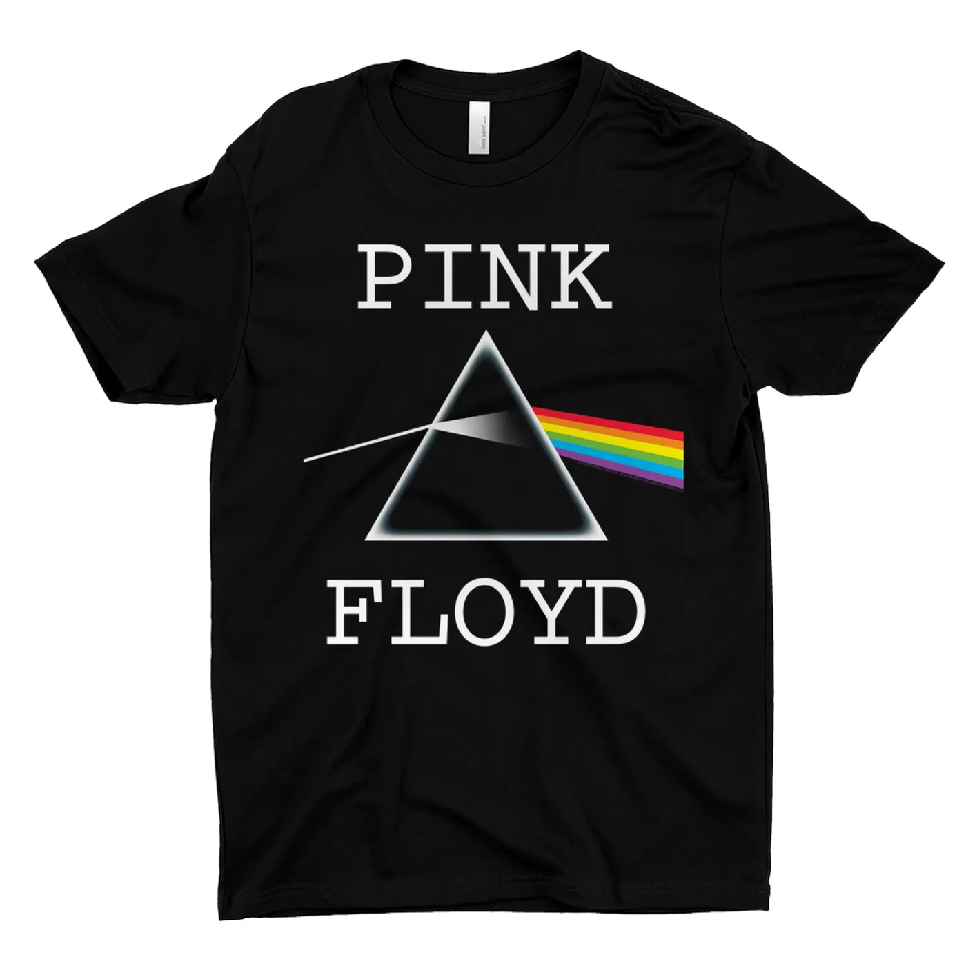 Pink Floyd T-Shirt | The Classic Dark Side Of The Moon Prism Logo Distressed Pink Floyd Shirt