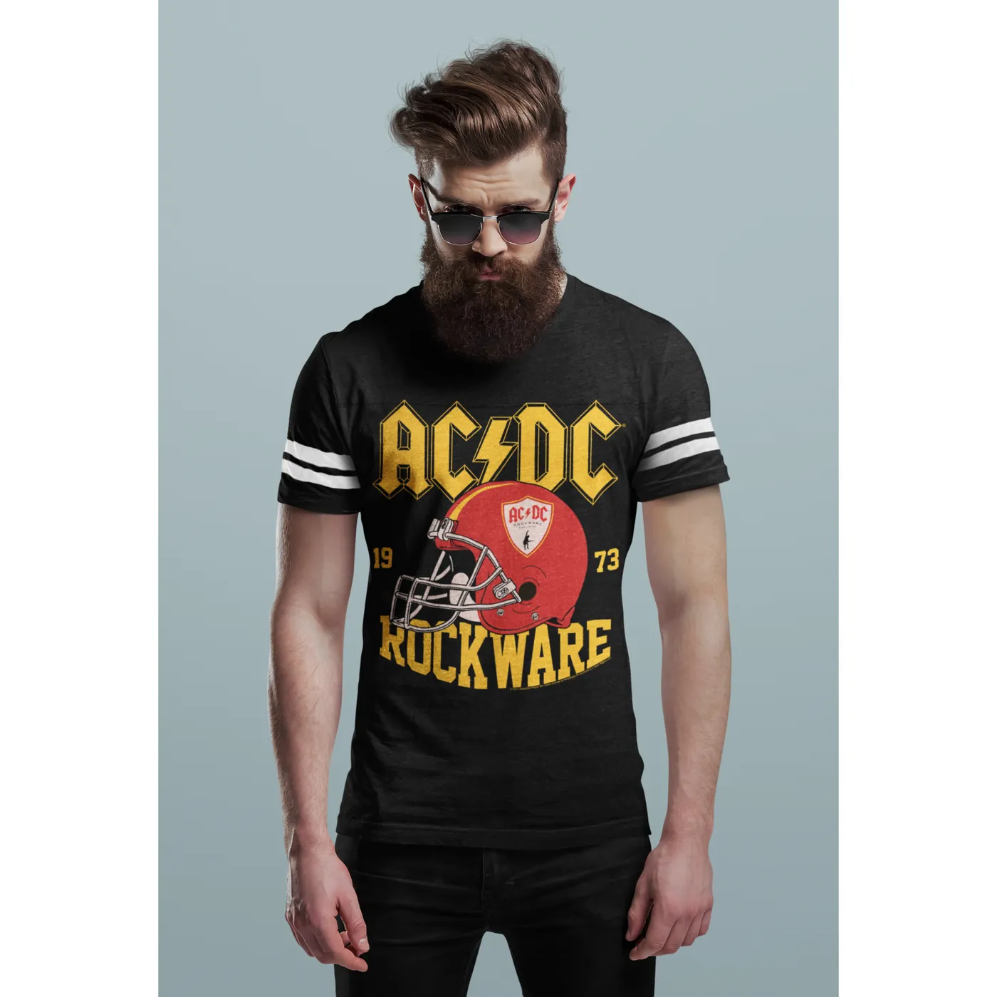 AC/DC T-Shirt | Limited Edition Rockware 73 Football (Merchbar Exclusive) AC/DC Football Shirt