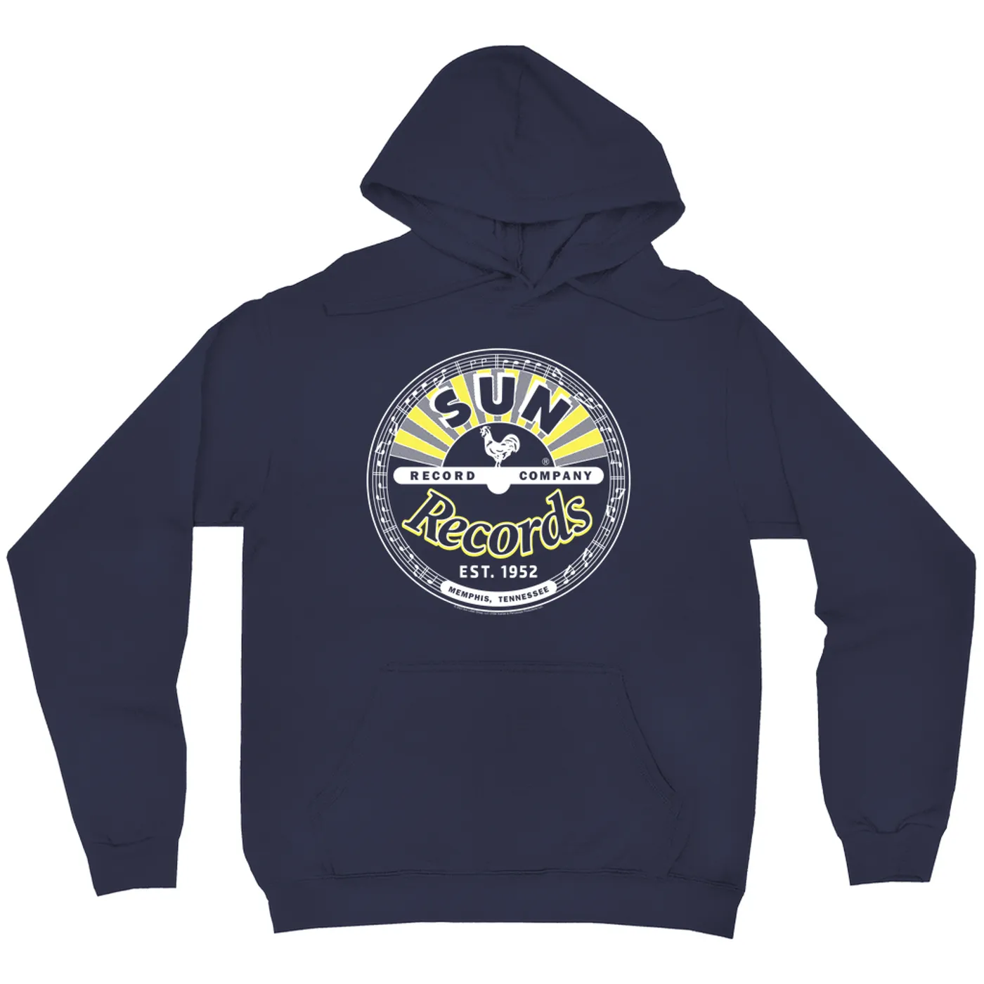 Sun Records Hoodie | Sunshine Yellow 1952 Logo Sun Records Hoodie