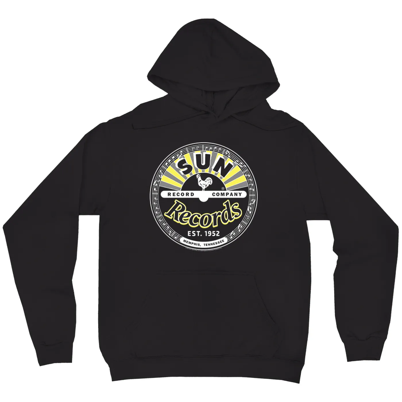 Sun Records Hoodie | Sunshine Yellow 1952 Logo Sun Records Hoodie