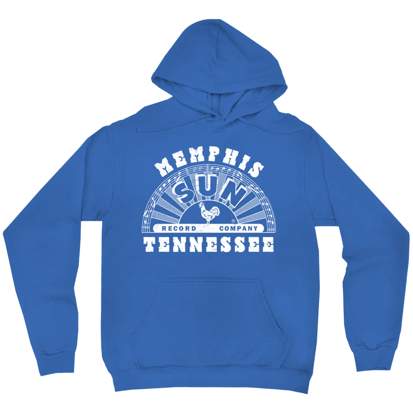 Sun Records Hoodie | White Memphis Tennessee Label Logo Sun Records Hoodie