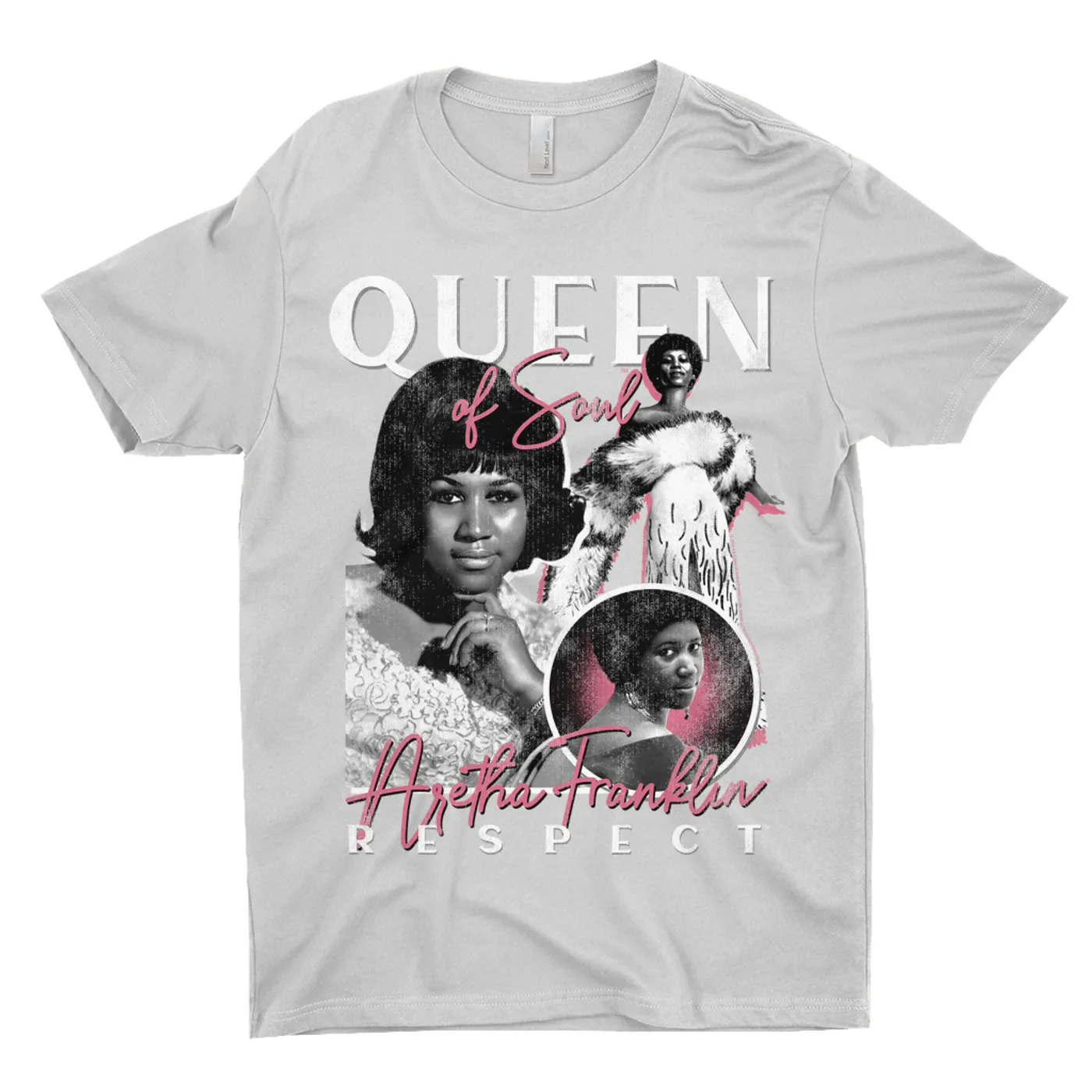 Aretha Franklin T-Shirt | Queen Of Soul Pink Collage Aretha Franklin Shirt