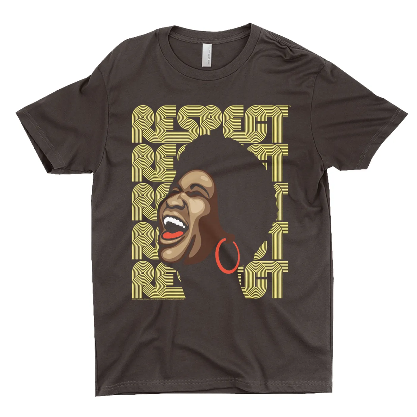 Aretha Franklin T-Shirt | Respect Illustration Character Aretha Franklin Shirt