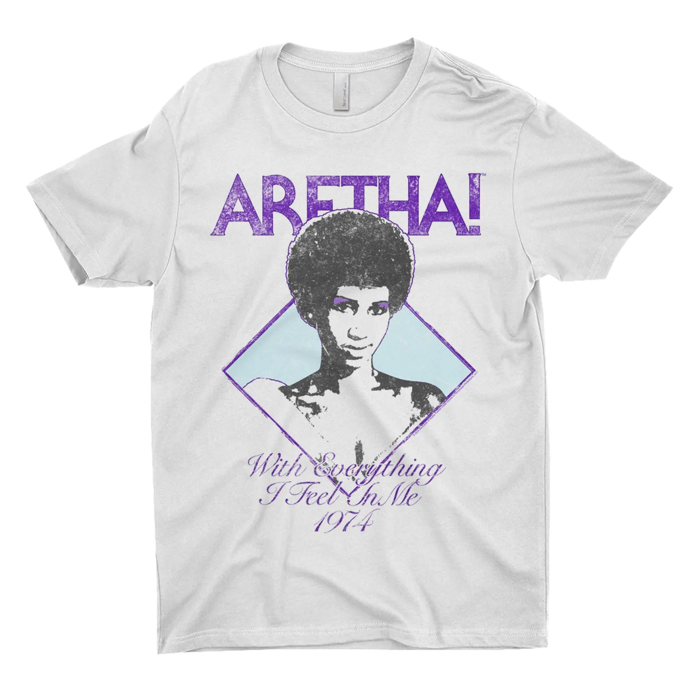 Aretha Franklin T-Shirt | With Everything I Feel in Me 1974 Purple (Merchbar Exclusive) Aretha Franklin Shirt