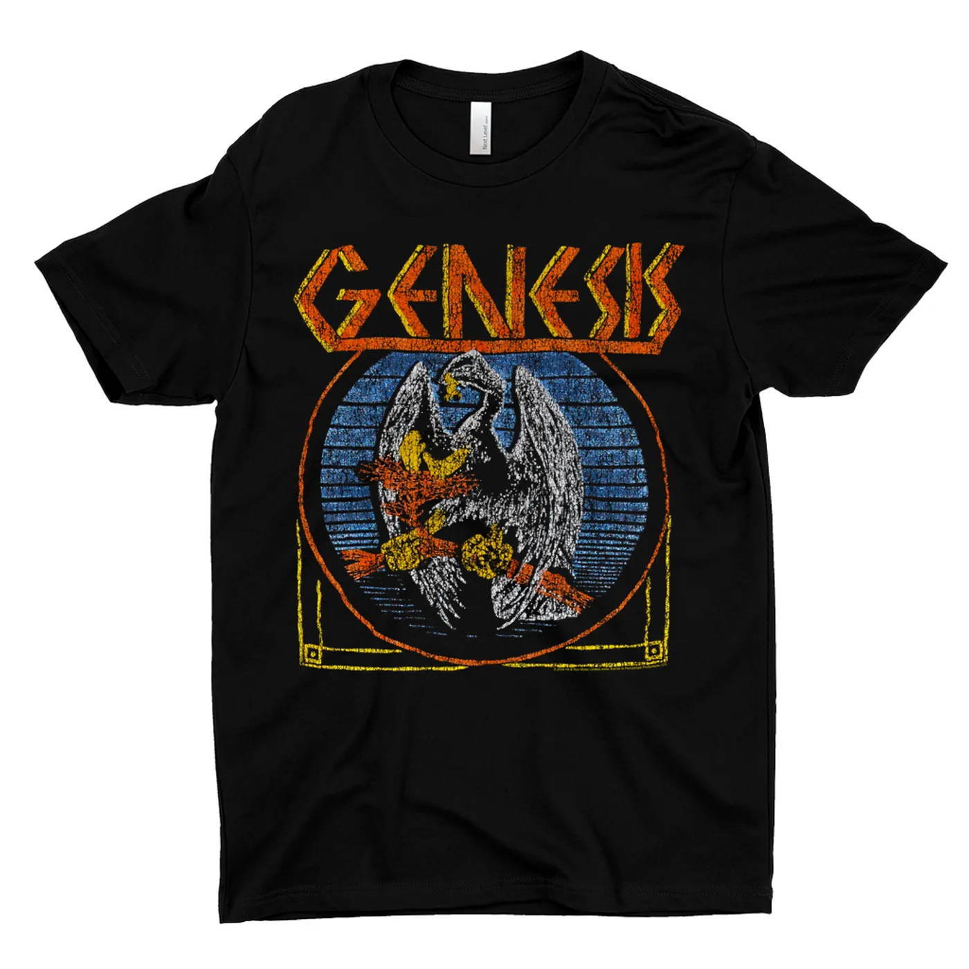 Genesis T-Shirt | Retro Vintage Eagle Distressed Genesis Shirt