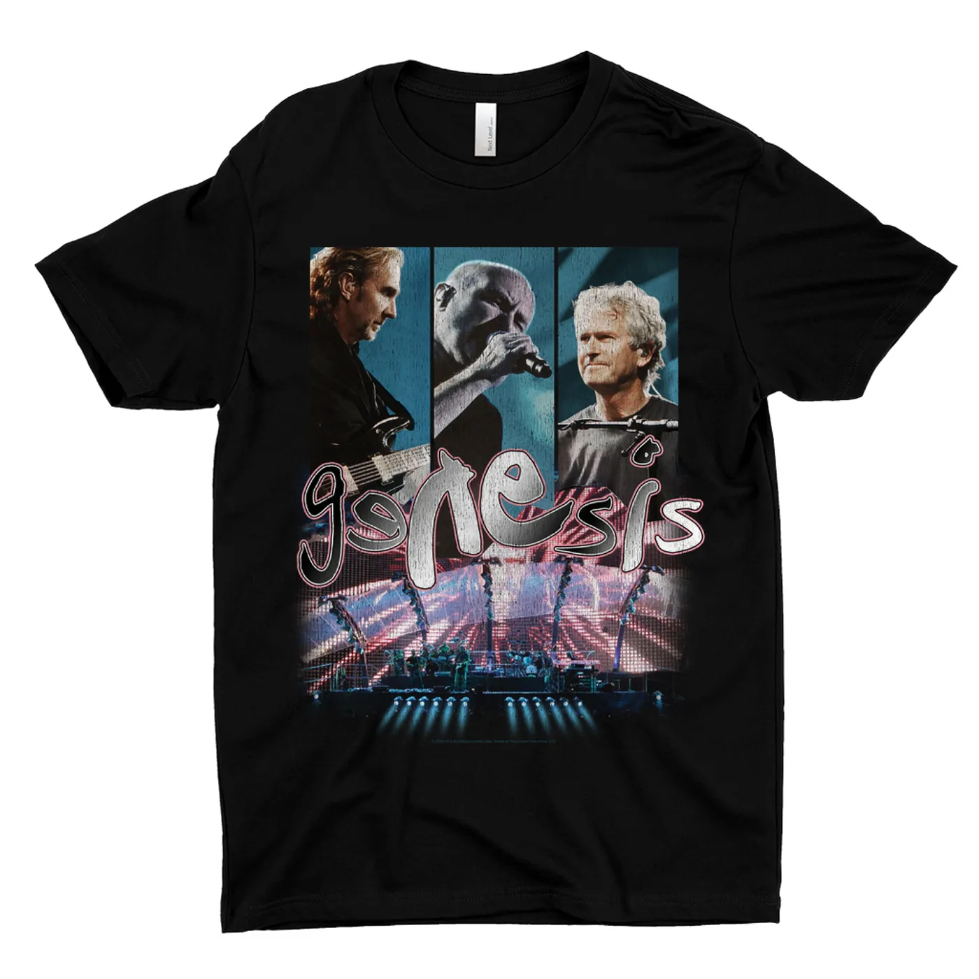 Genesis T-Shirt | Live On Stage Distressed Genesis Shirt