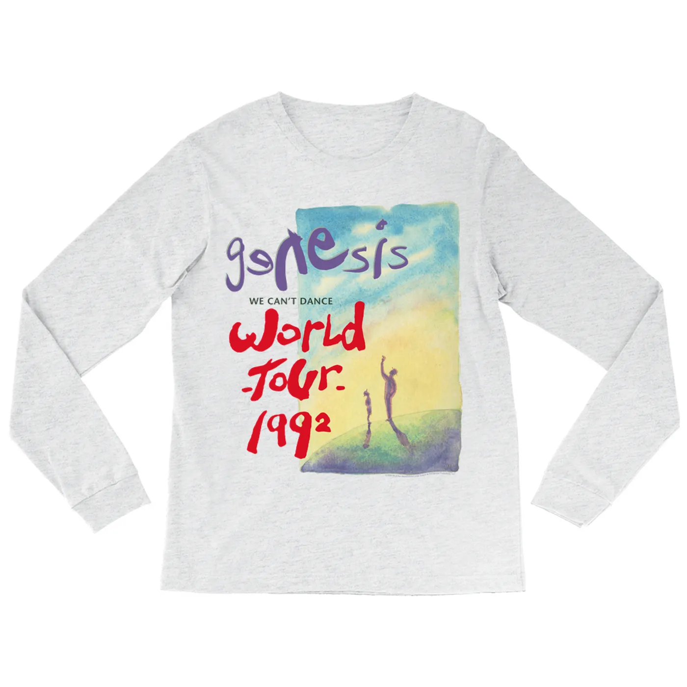 Genesis Long Sleeve Shirt | We Can't Dance Album World Tour 1992 Genesis Shirt