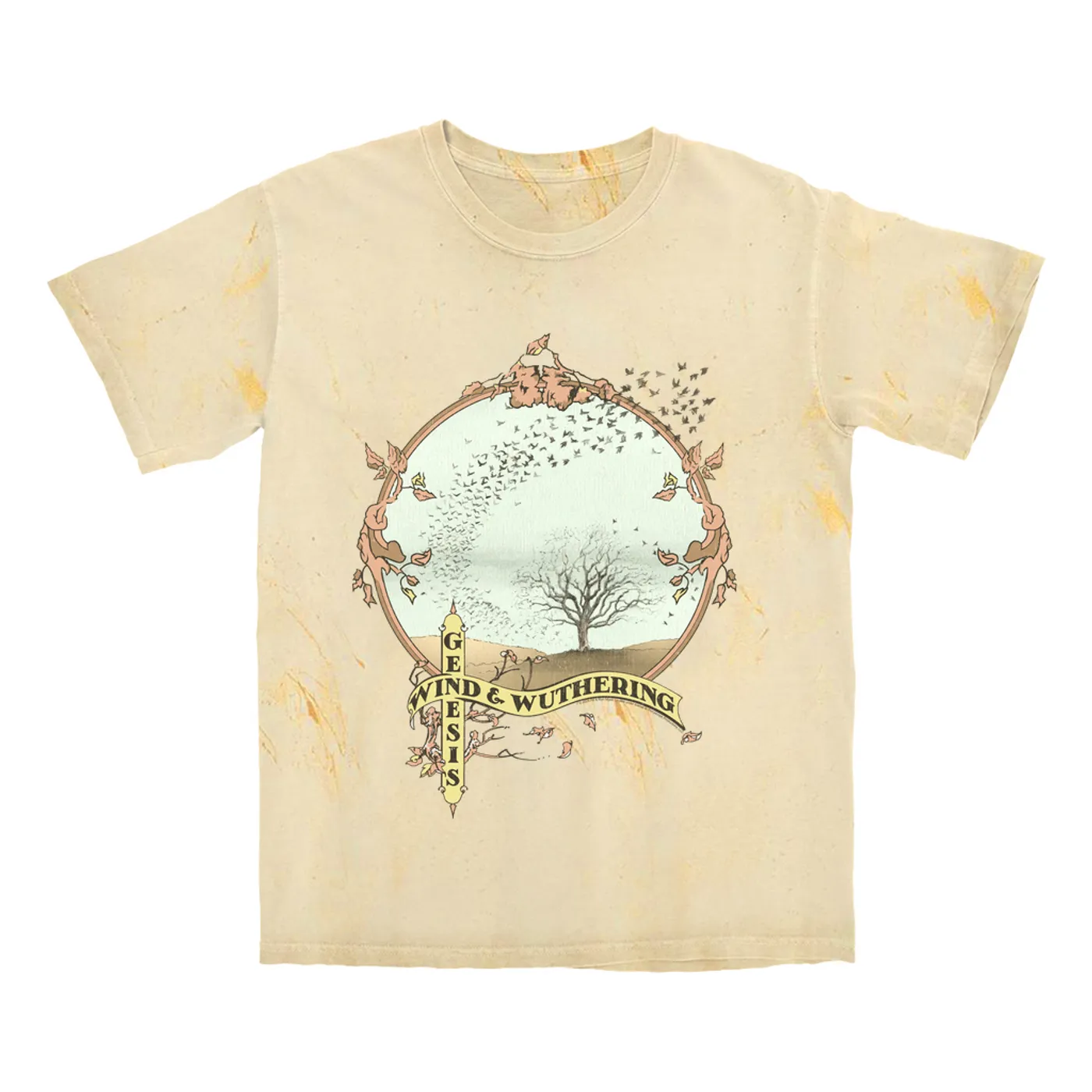 Genesis T-shirt | Wind & Wuthering Retro Design Genesis Color Blast Shirt