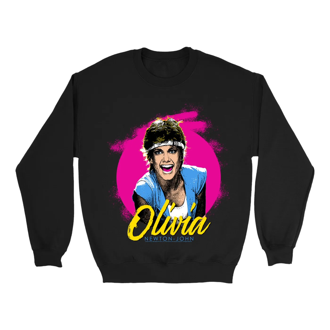 Olivia Newton-John Sweatshirt | Physical Throwback Image Olivia Newton John Sweatshirt