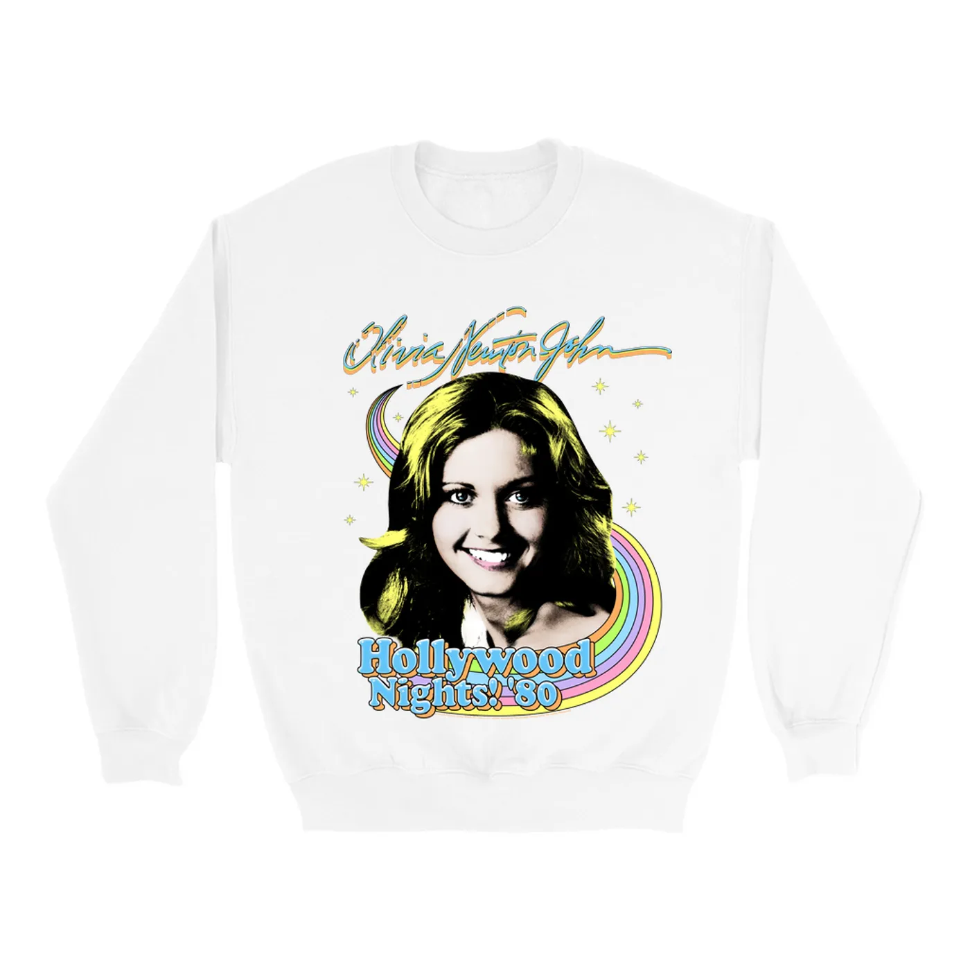 Olivia Newton-John Sweatshirt | Hollywood Nights! 1980 (Merchbar Exclusive) Olivia Newton John Sweatshirt