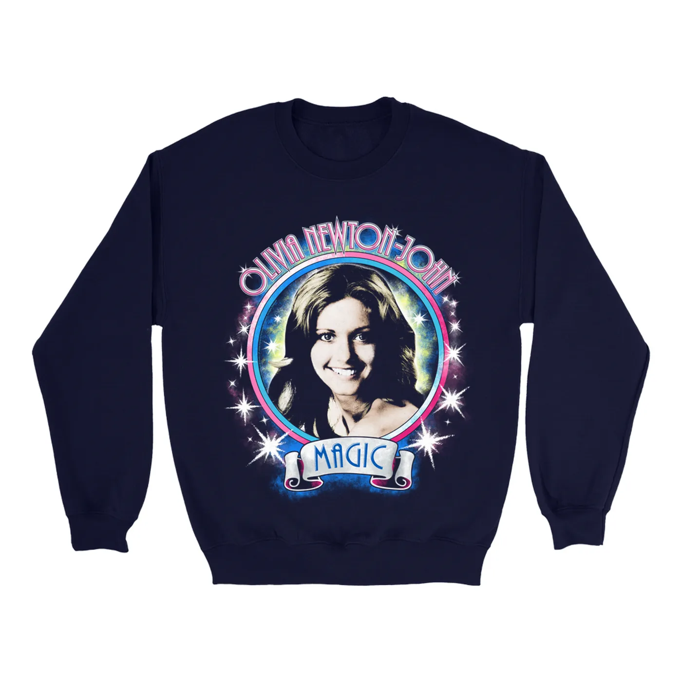 Olivia Newton-John Sweatshirt | Pure Magic Distressed (Merchbar Exclusive) Olivia Newton John Sweatshirt