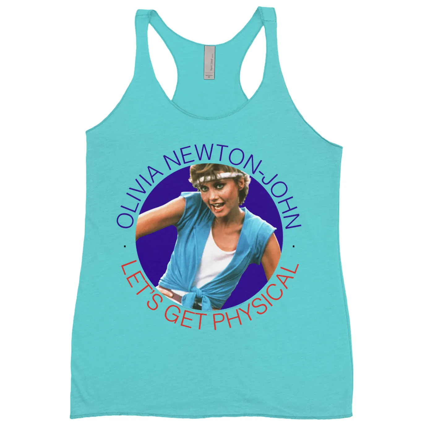 Olivia Newton-John Ladies' Tank Top | Modern Let's Get Physical Olivia Newton John Shirt