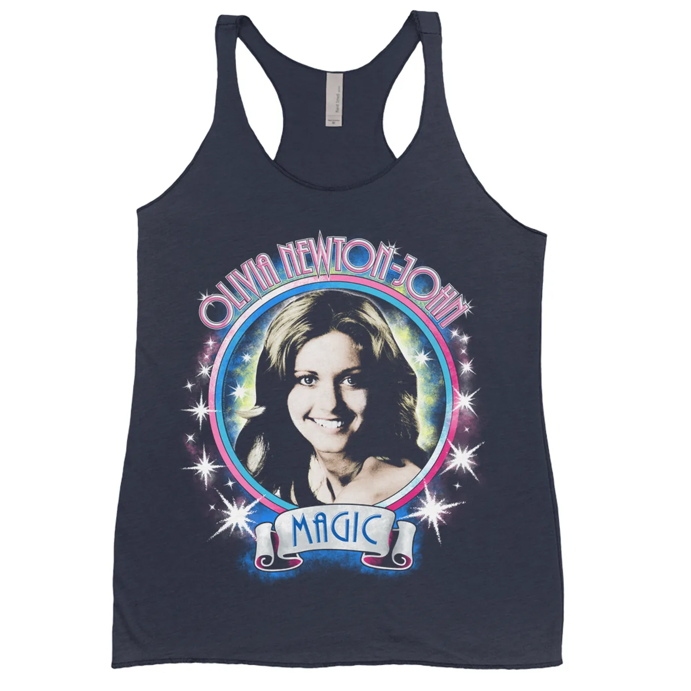 Olivia Newton-John Ladies' Tank Top | Pure Magic Distressed (Merchbar Exclusive) Olivia Newton John Shirt