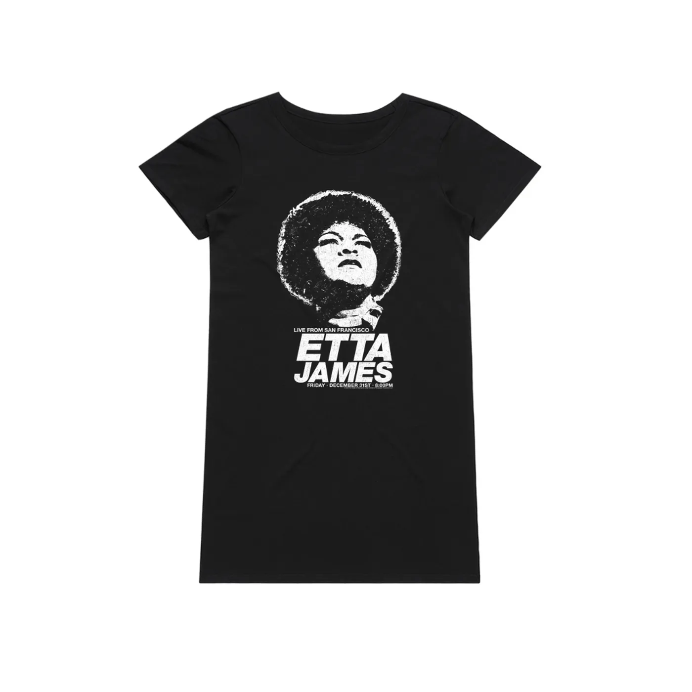 Etta James Dress | Live From San Francisco Etta James T-Shirt Dress