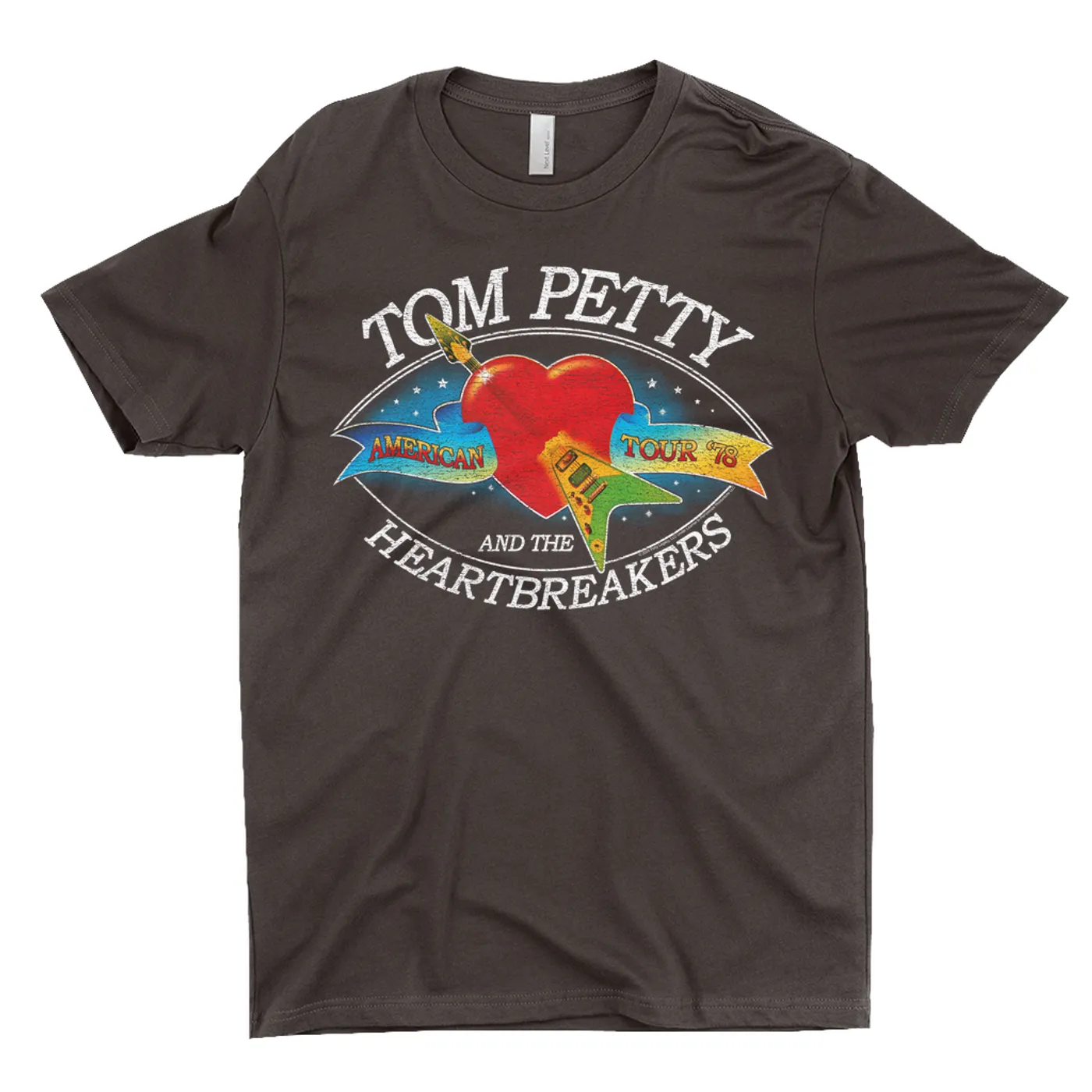 Tom Petty and the Heartbreakers T-Shirt | American Tour '78 Logo Distressed Tom Petty Shirt