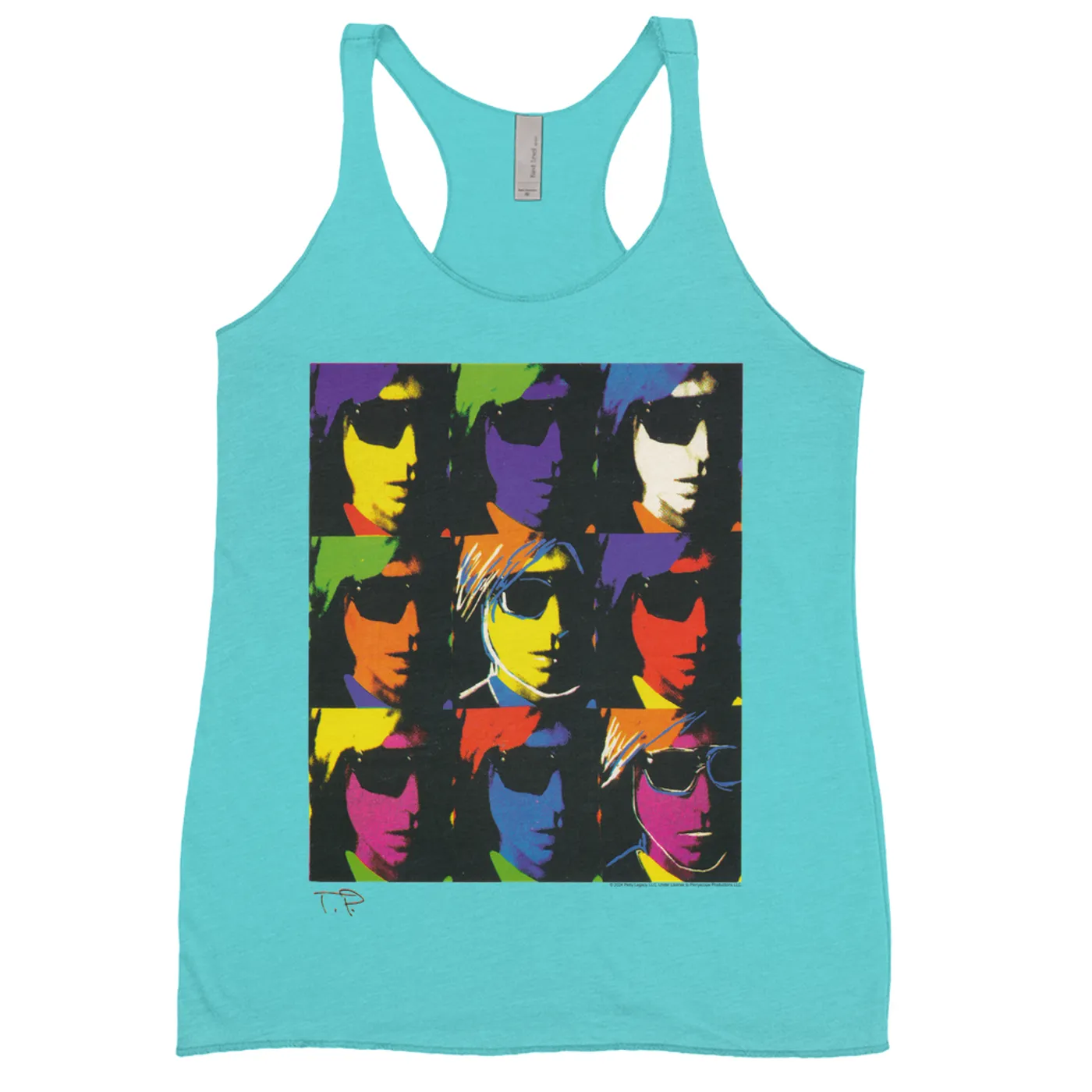 Tom Petty and the Heartbreakers Ladies' Tank Top | Pop Art Petty Artwork Tom Petty Shirt