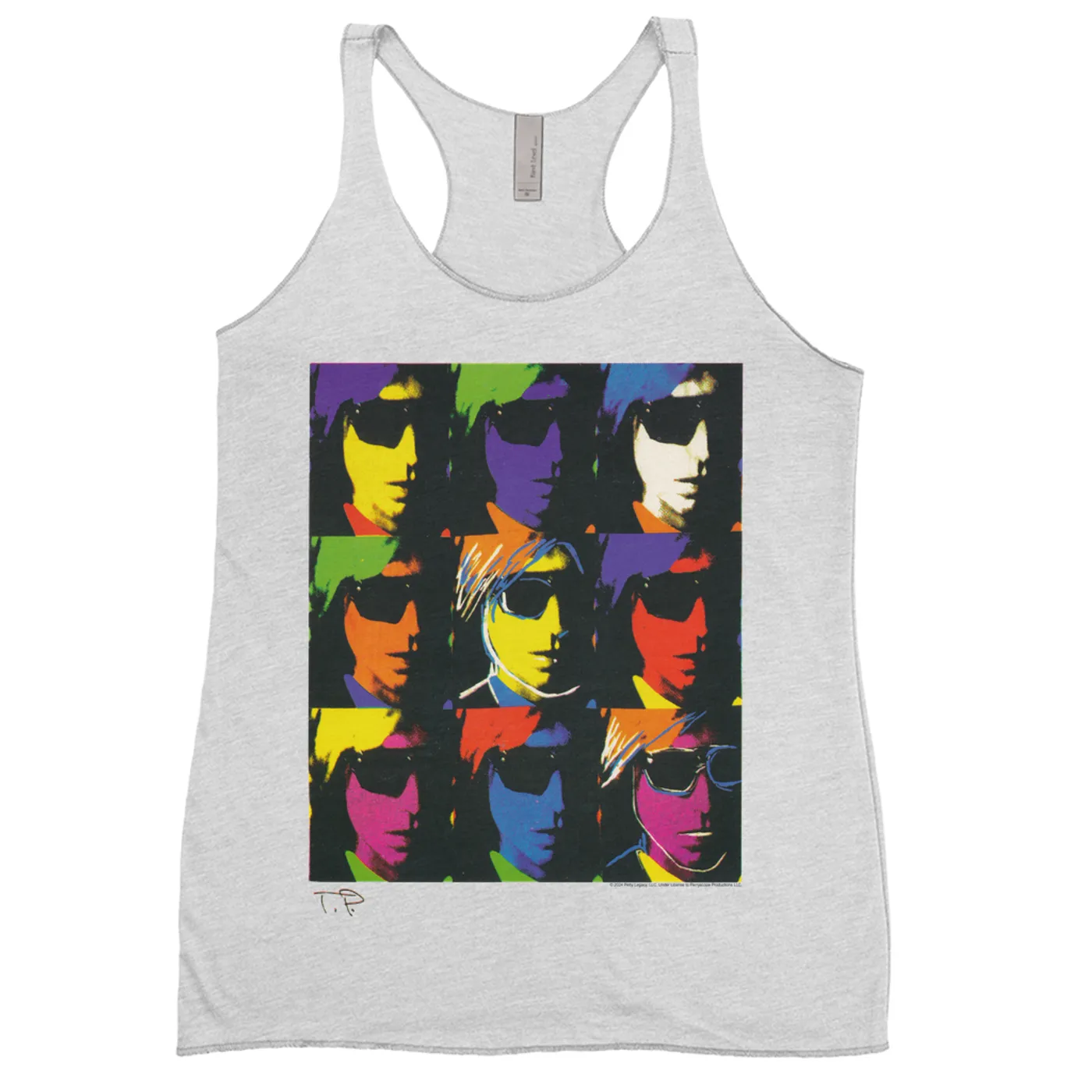 Tom Petty and the Heartbreakers Ladies' Tank Top | Pop Art Petty Artwork Tom Petty Shirt