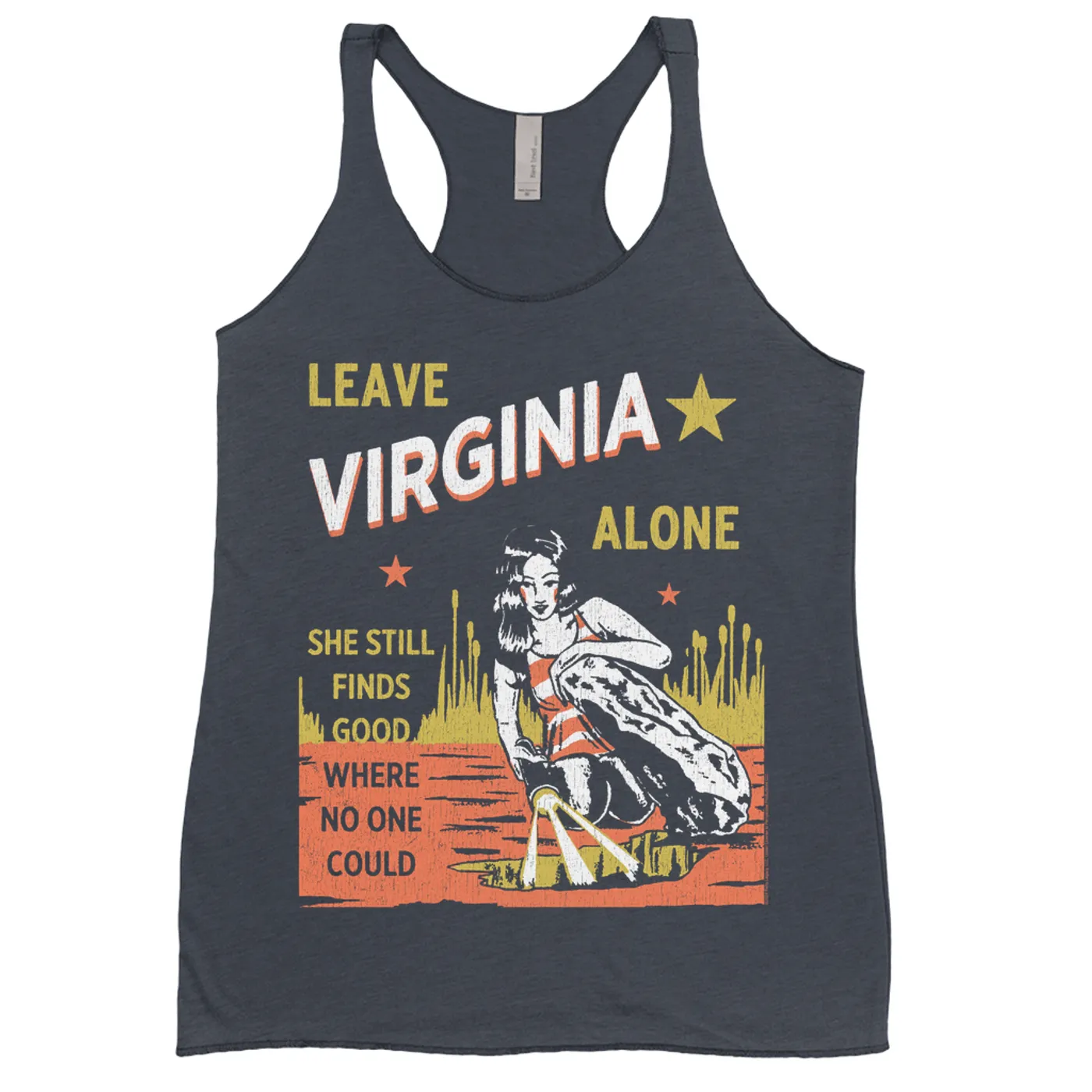 Tom Petty and the Heartbreakers Ladies' Tank Top | Leave Virginia Alone Image (Merchbar Exclusive) Tom Petty Shirt