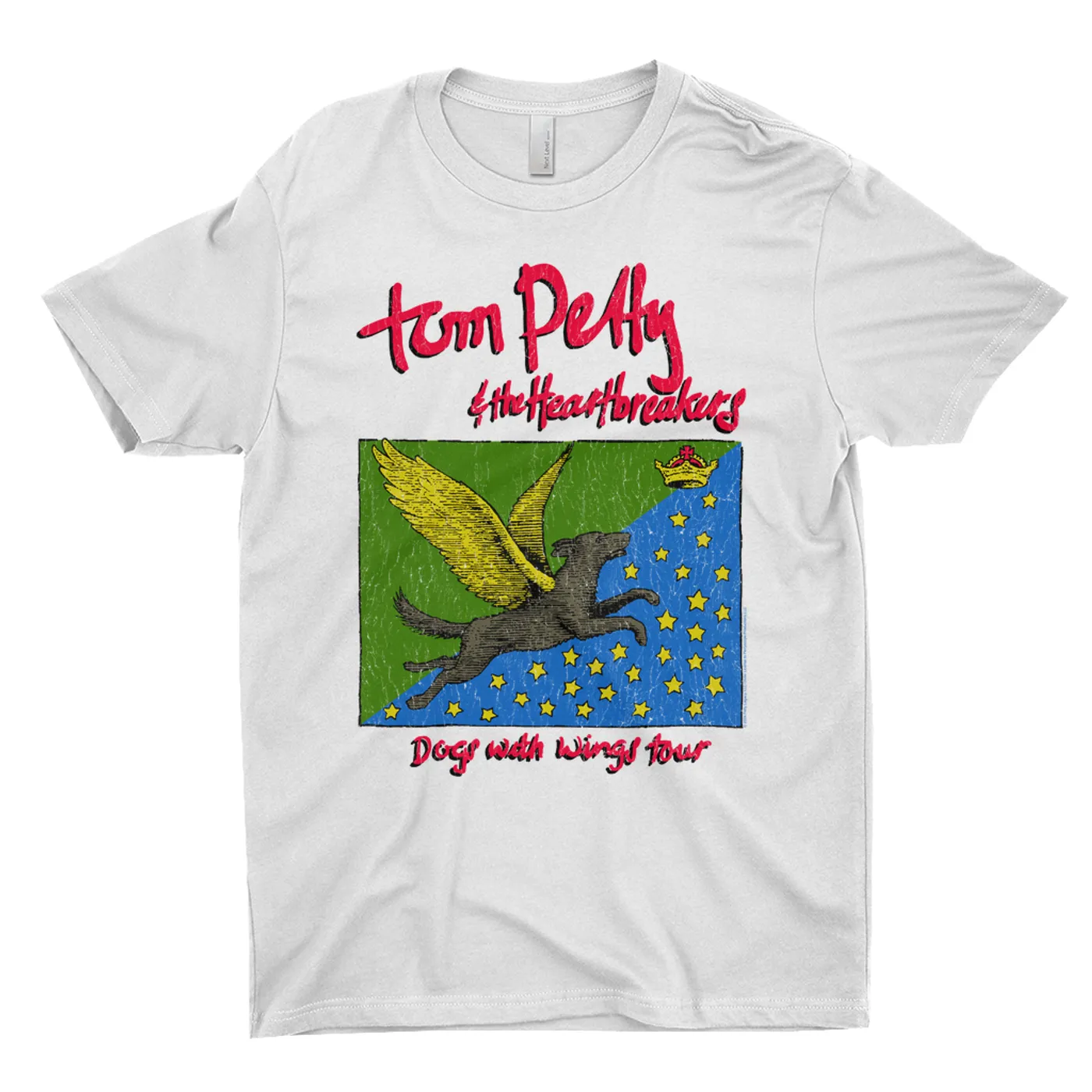 Tom Petty and the Heartbreakers T-Shirt | Dogs WIth Wings 1995 Tour Tom Petty Shirt
