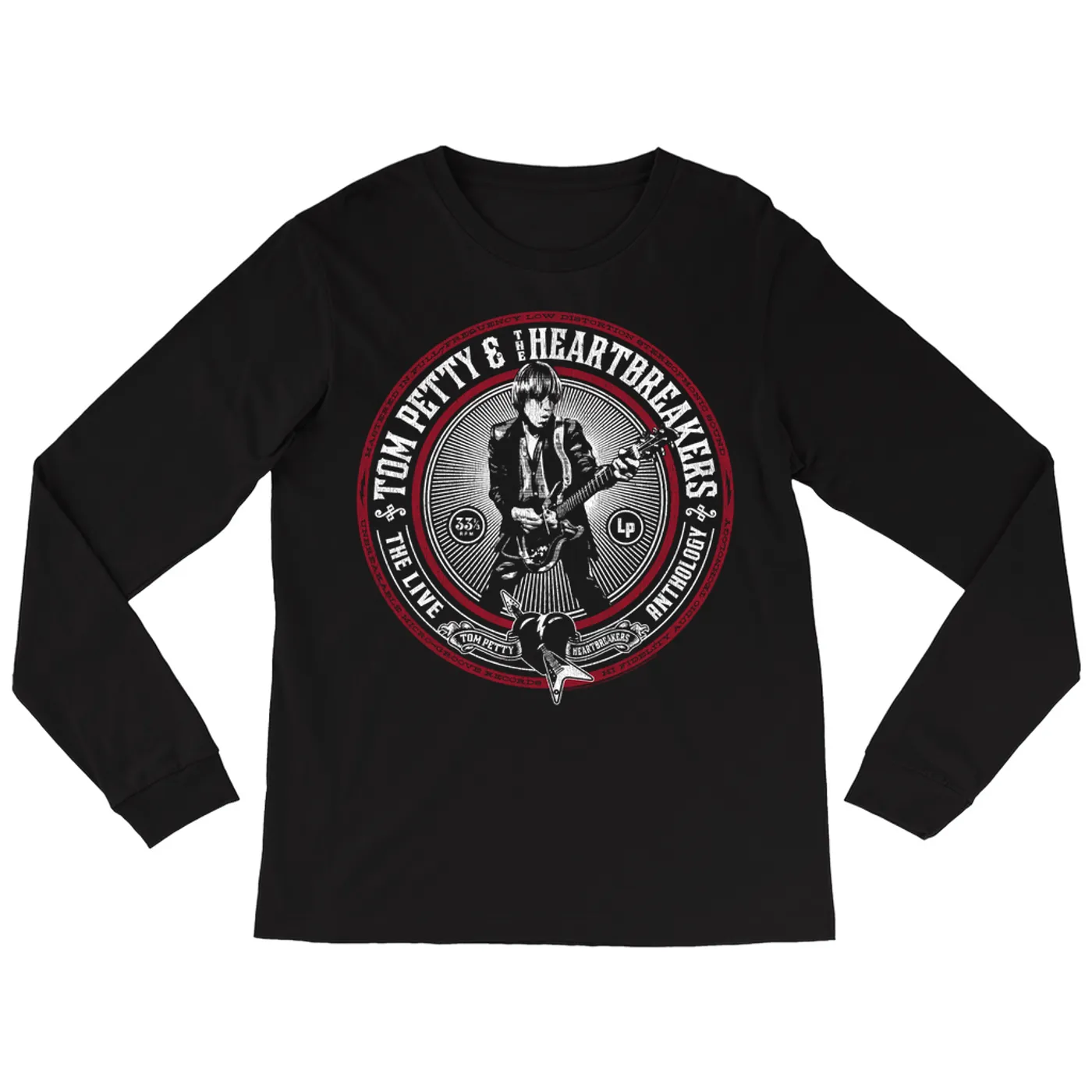 Tom Petty and the Heartbreakers Long Sleeve Shirt | Live Anthology Cover Tom Petty Shirt