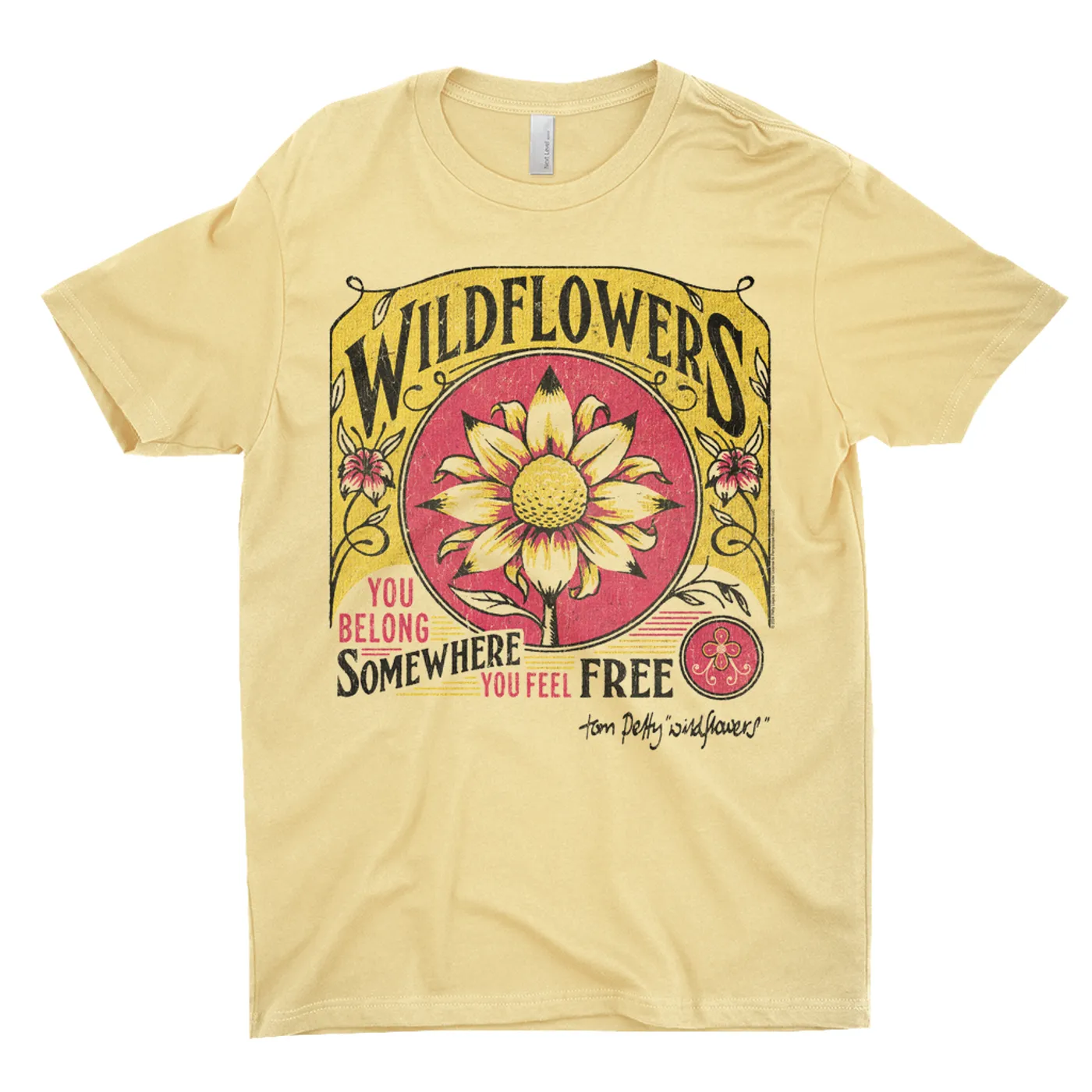 Tom Petty and the Heartbreakers T-Shirt | Wildflowers Cover Art Tom Petty Shirt