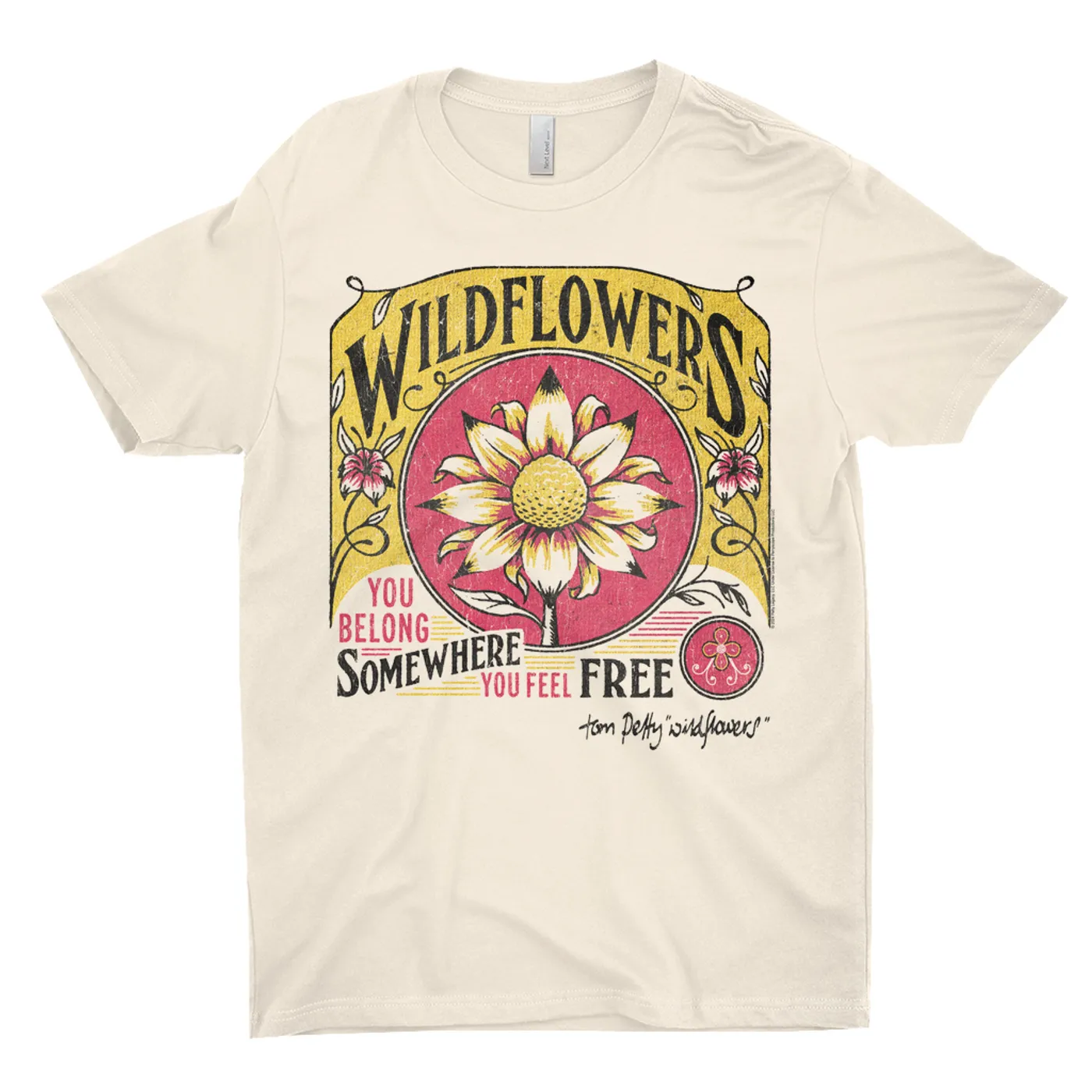 Tom Petty and the Heartbreakers T-Shirt | Wildflowers Cover Art Tom Petty Shirt