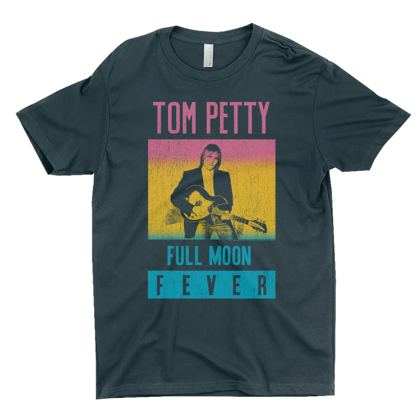 Tom Petty and the Heartbreakers T-Shirt | Full Moon Fever Album Design Distressed Tom Petty Shirt