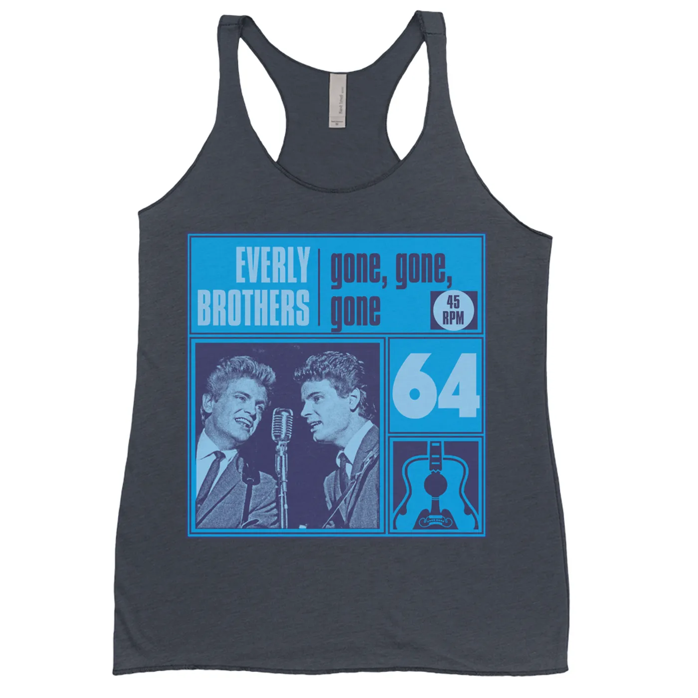 The Everly Brothers Ladies' Tank Top | Gone, Gone, Gone Blue The Everly Brothers Shirt