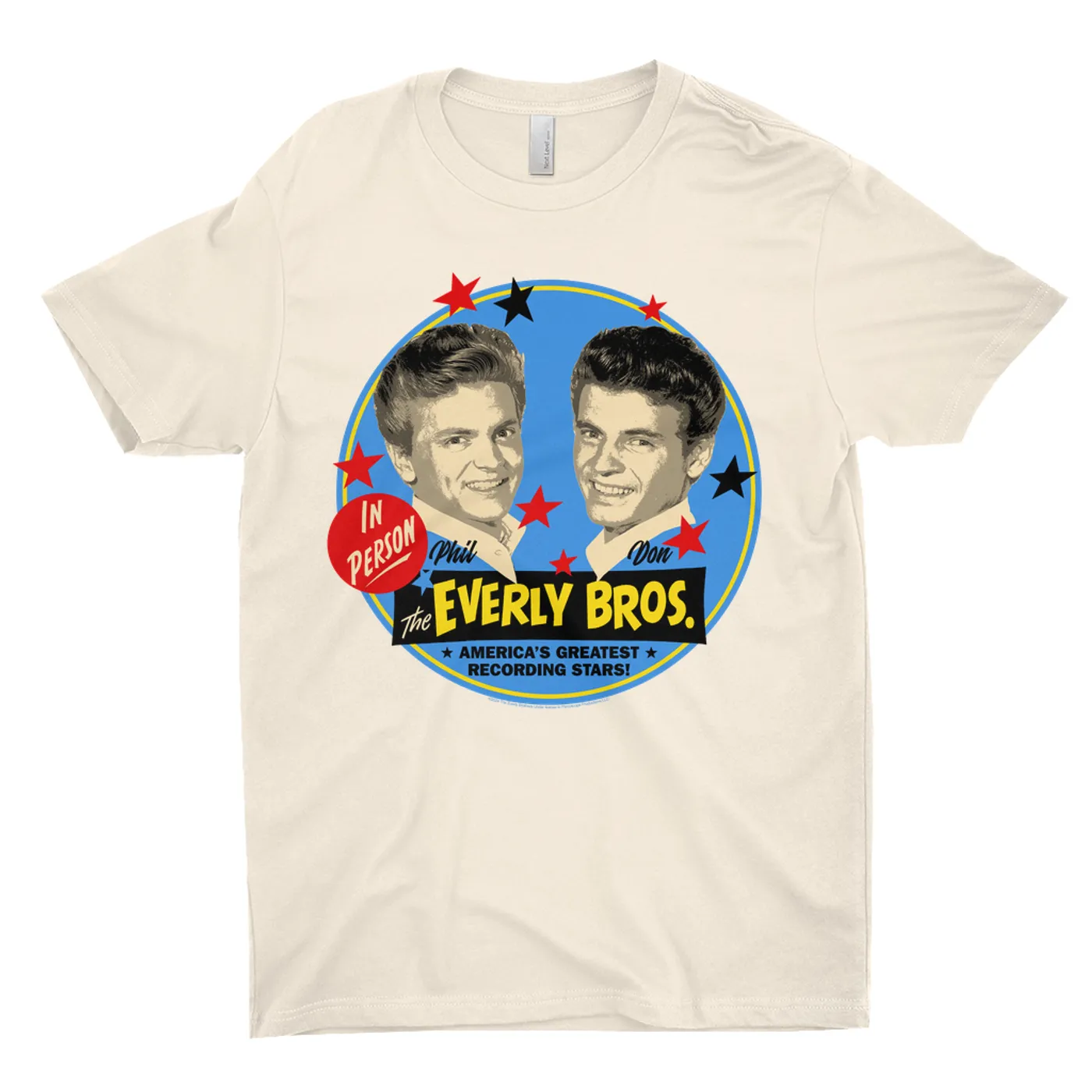 The Everly Brothers T-Shirt | America's Greatest Recording Stars Promotion Image The Everly Brothers Shirt