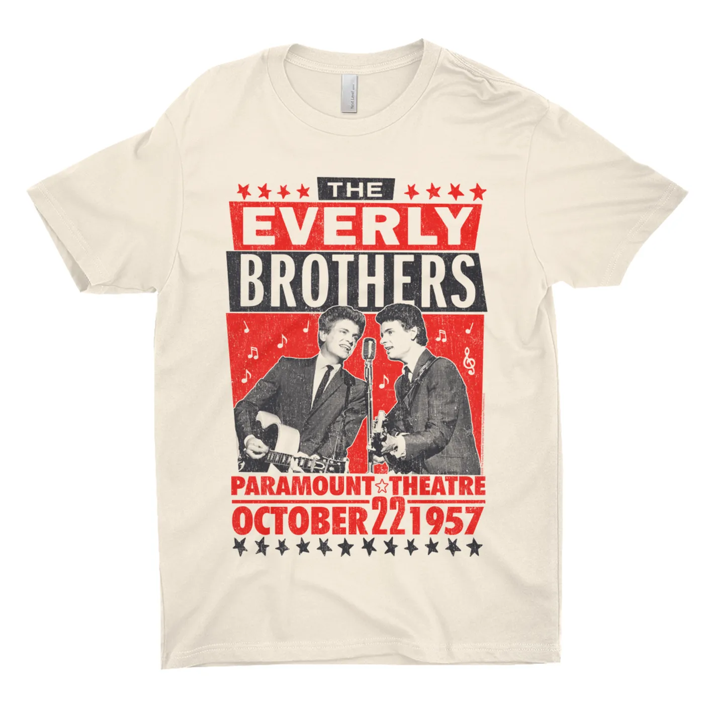 The Everly Brothers T-Shirt | Paramount Theatre Live Show Distressed (Merchbar Exclusive) The Everly Brothers Shirt