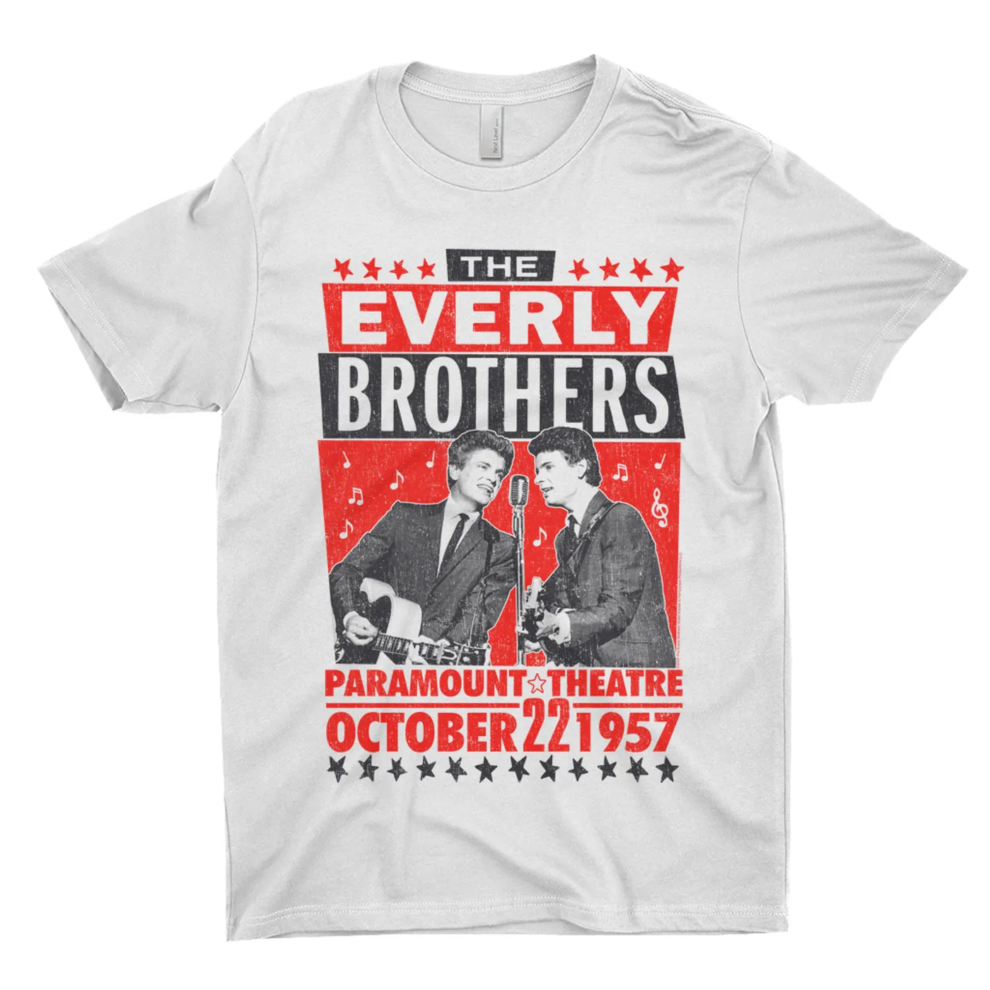 The Everly Brothers T-Shirt | Paramount Theatre Live Show Distressed (Merchbar Exclusive) The Everly Brothers Shirt