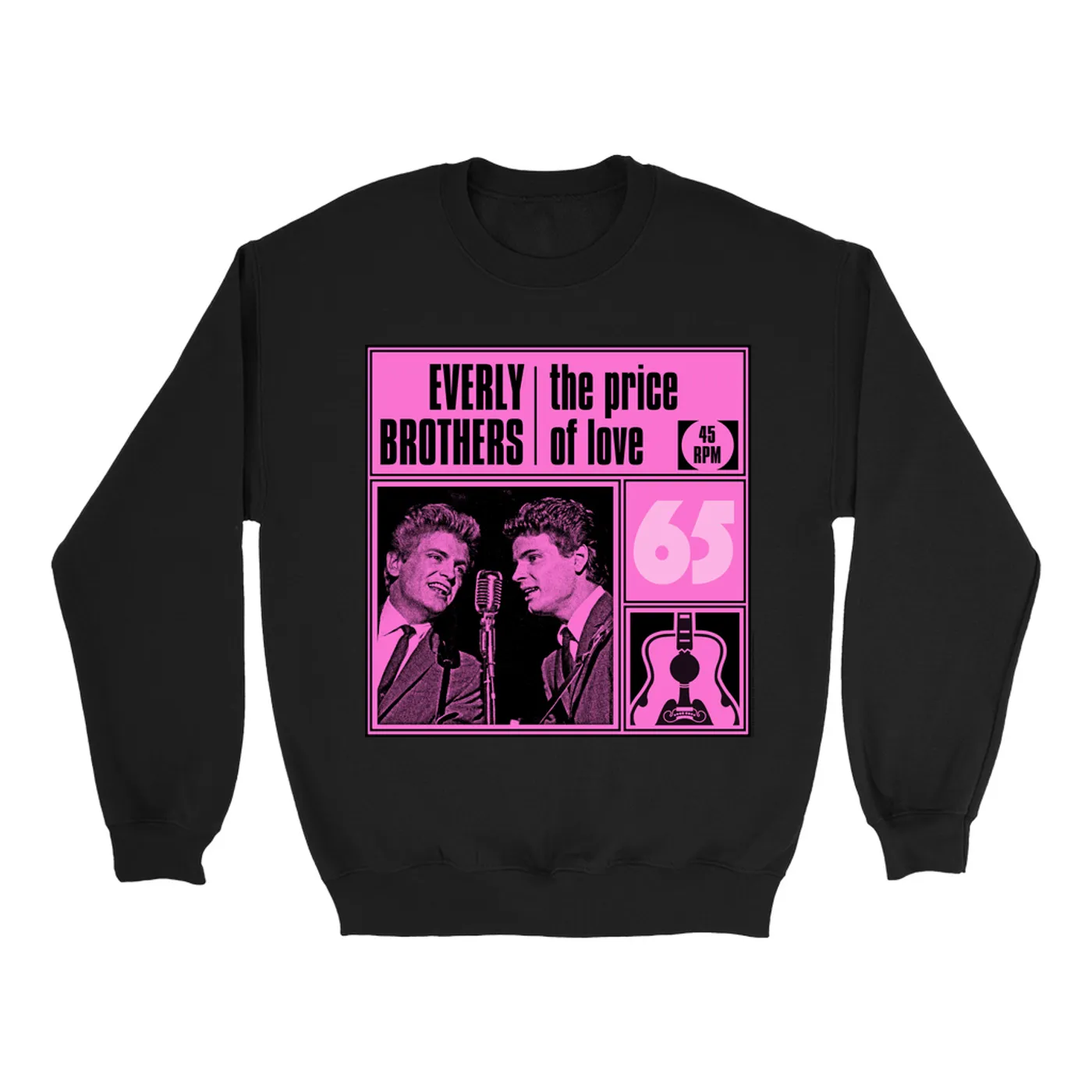 The Everly Brothers Sweatshirt | The Price Of Love Pink The Everly Brothers Sweatshirt