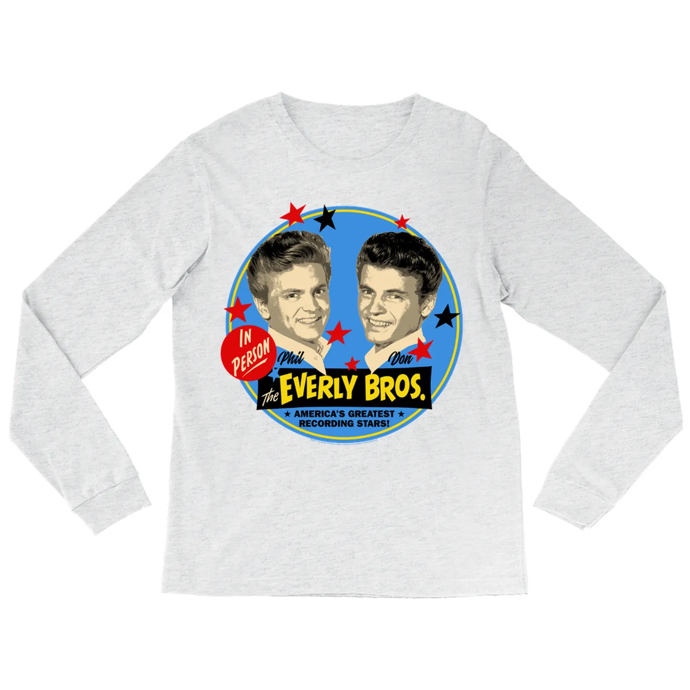 The Everly Brothers Long Sleeve Shirt | America's Greatest Recording Stars Promotion Image The Everly Brothers Shirt