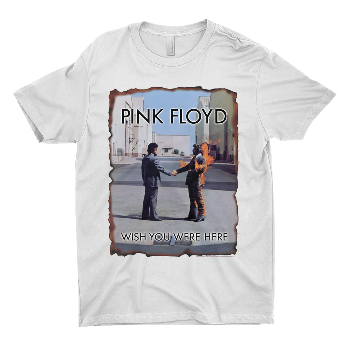 Pink Floyd T-Shirt | Wish You Were Here Vintage Burnt Pink Floyd Light Shirt