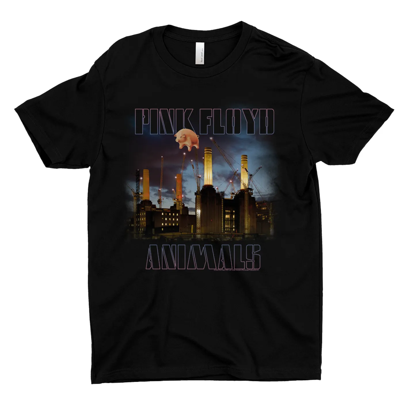 Pink Floyd T-Shirt | Animals Night Sky Pink Floyd Dark Shirt